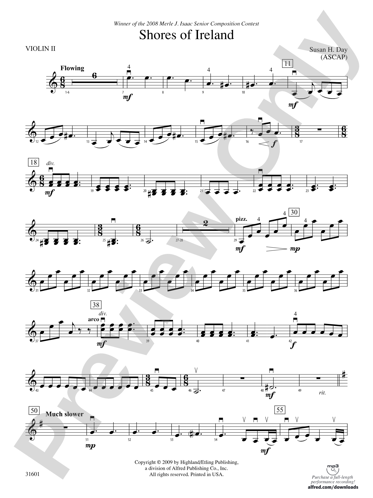 Shores of Ireland: 2nd Violin