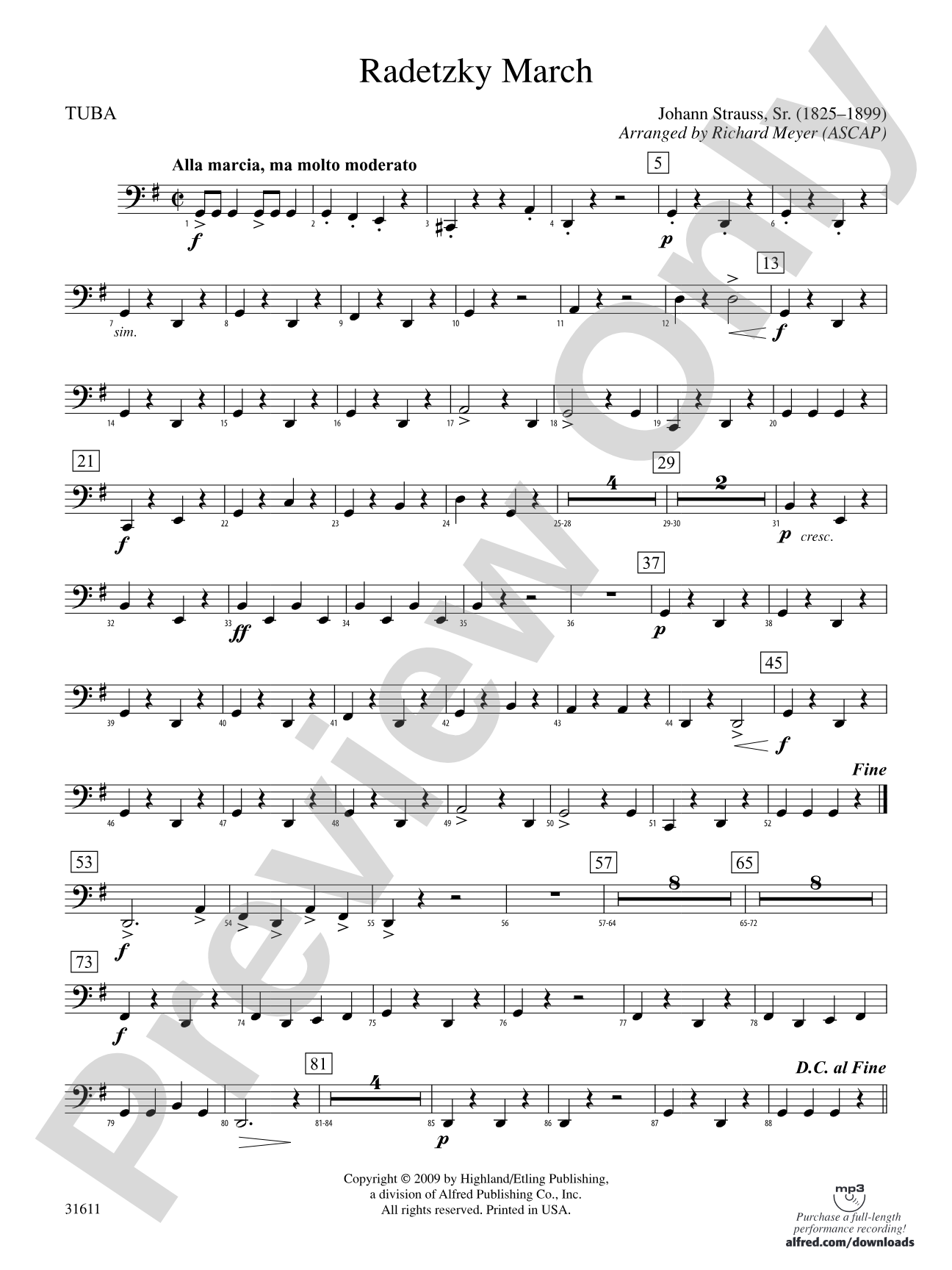 Radetzky March: Tuba