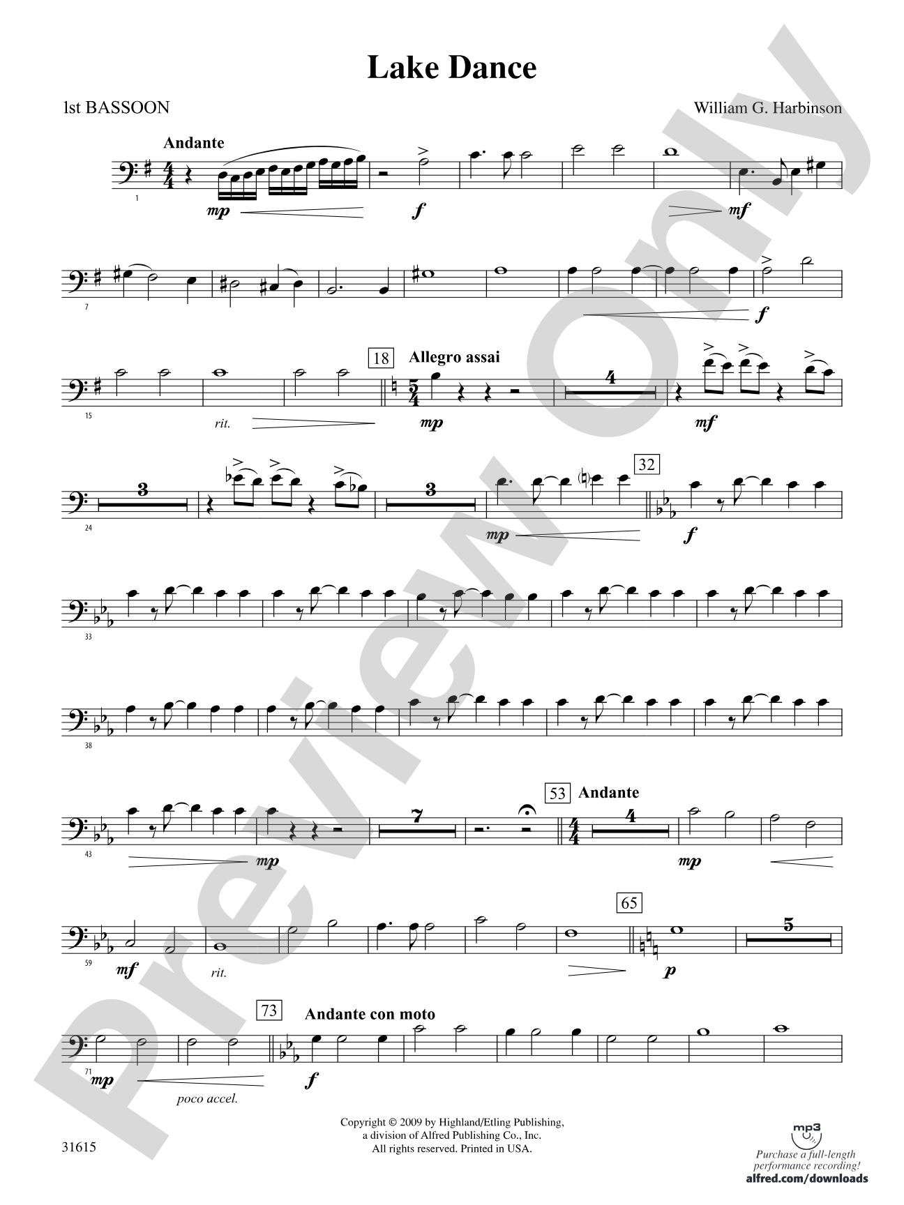 Lake Dance: Bassoon