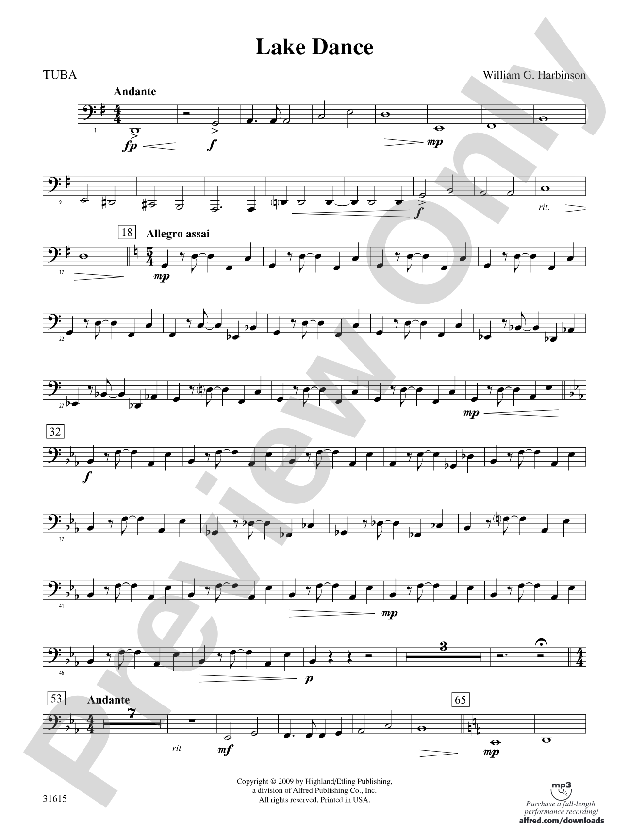 Lake Dance: Tuba