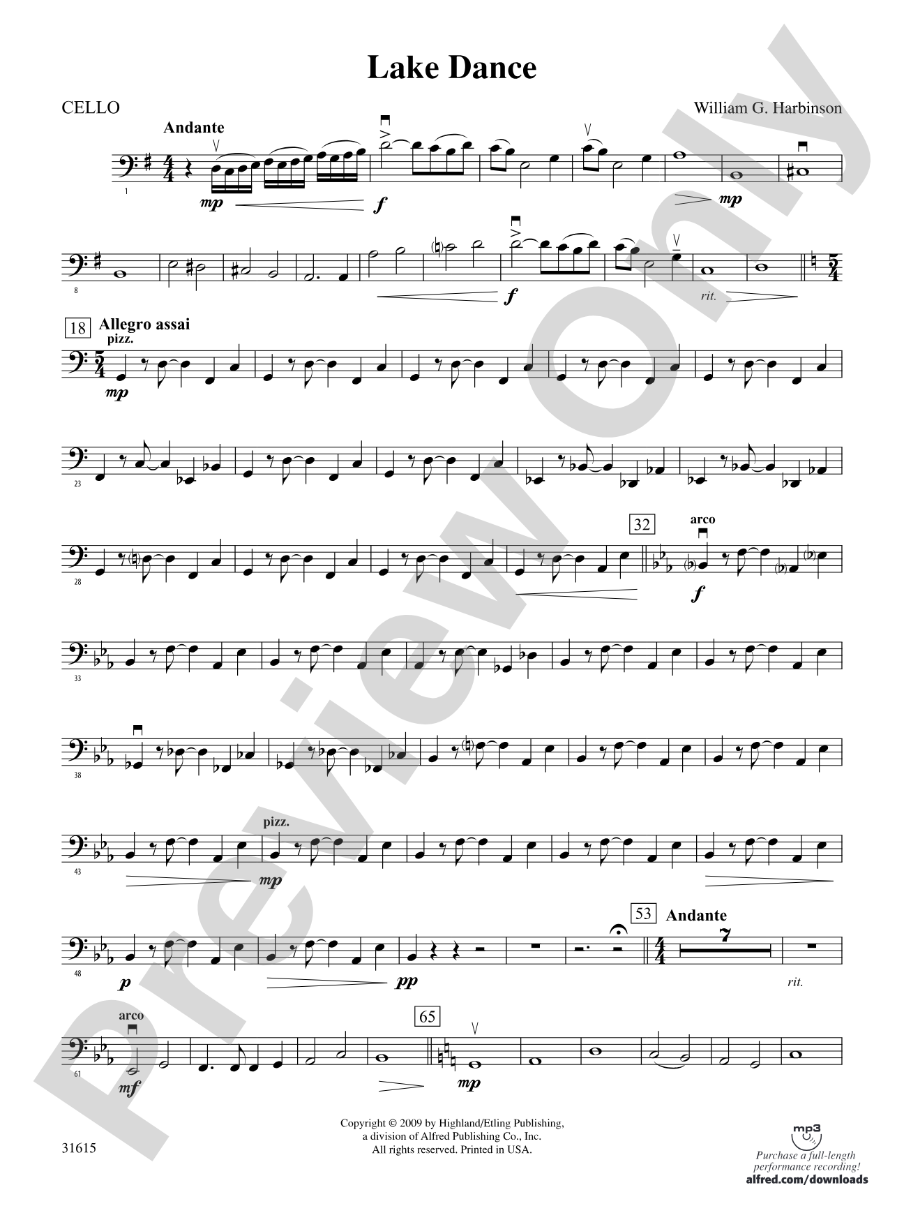 Lake Dance: Cello