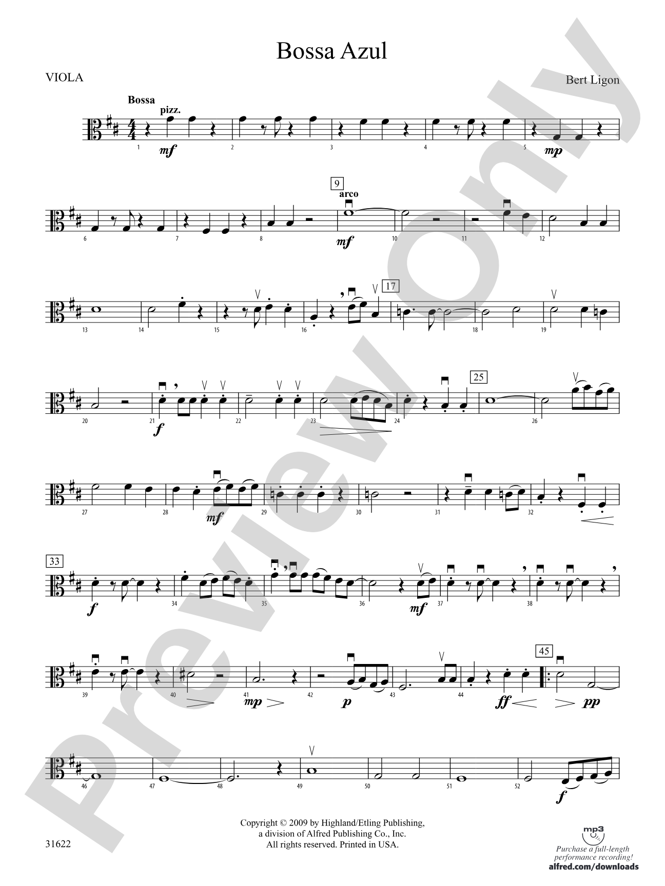 Bossa Azul: Viola