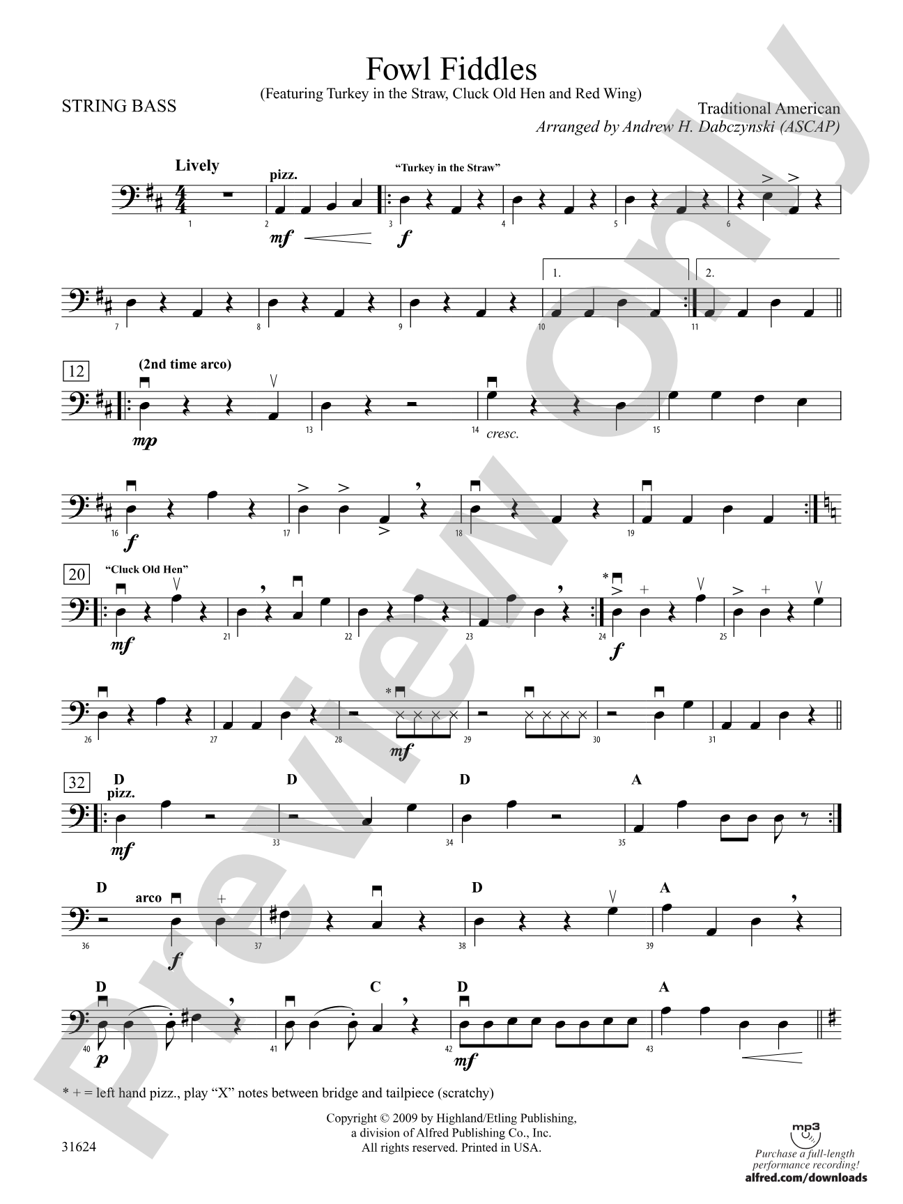 Fowl Fiddles: String Bass