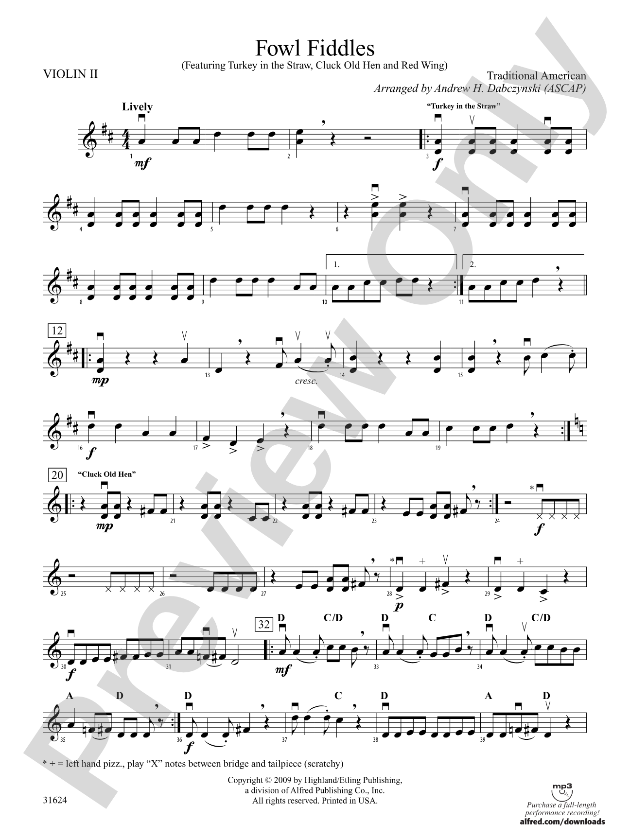 Fowl Fiddles: 2nd Violin