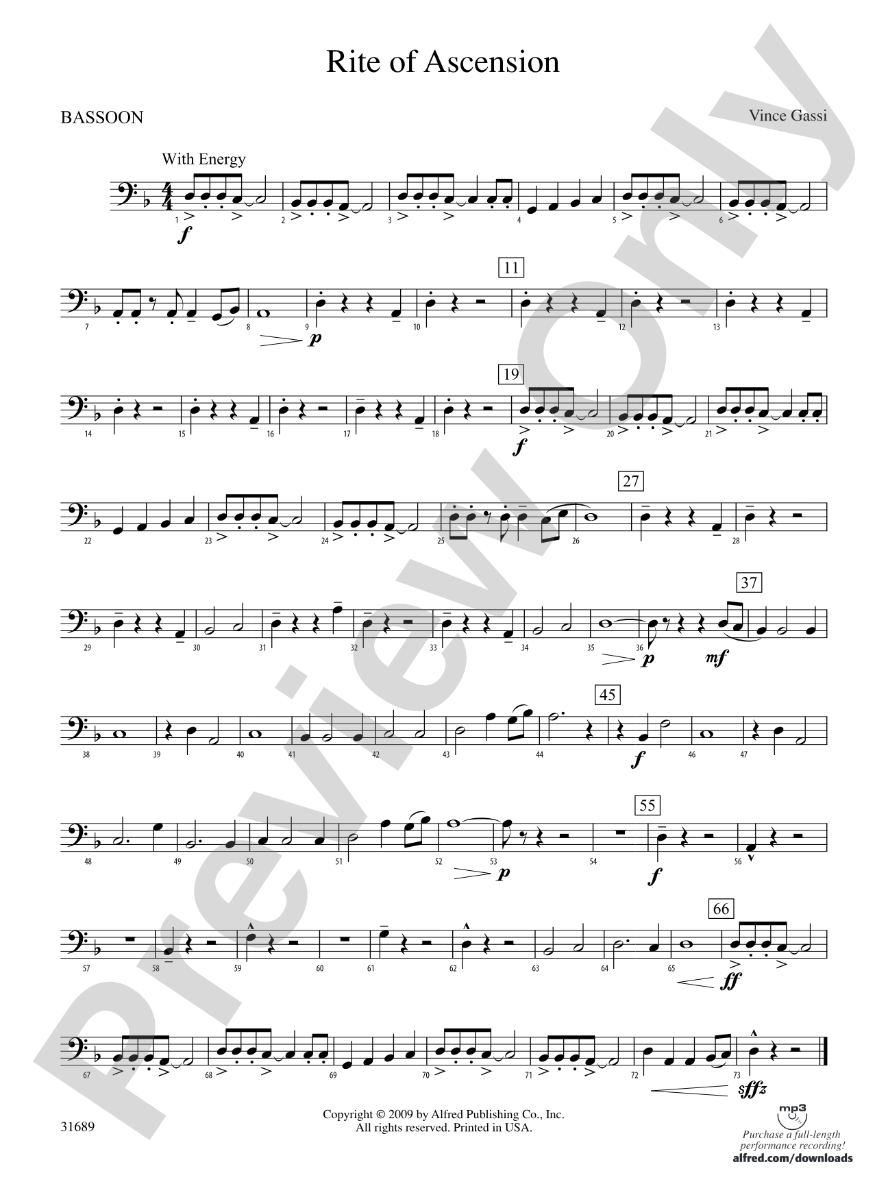Rite of Ascension: Bassoon