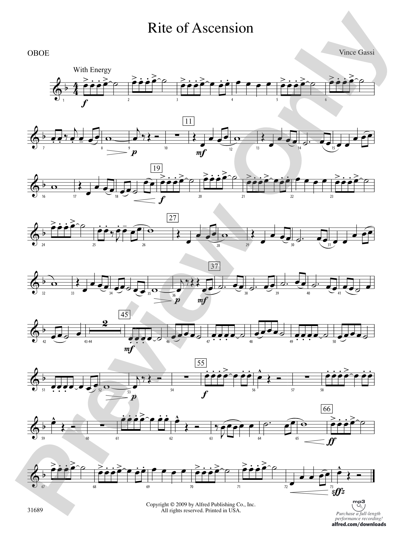 Rite of Ascension: Oboe