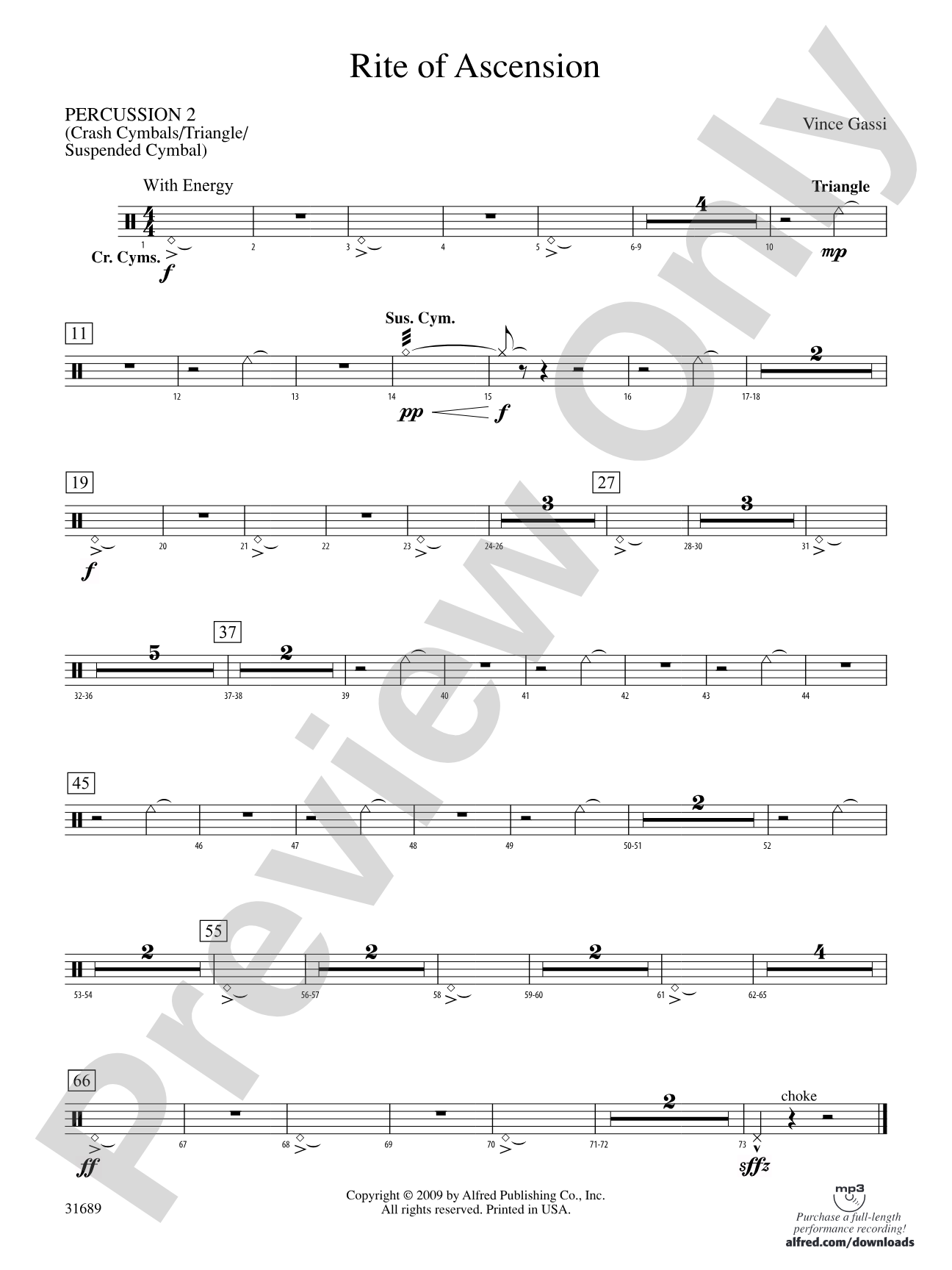 Rite of Ascension: 2nd Percussion