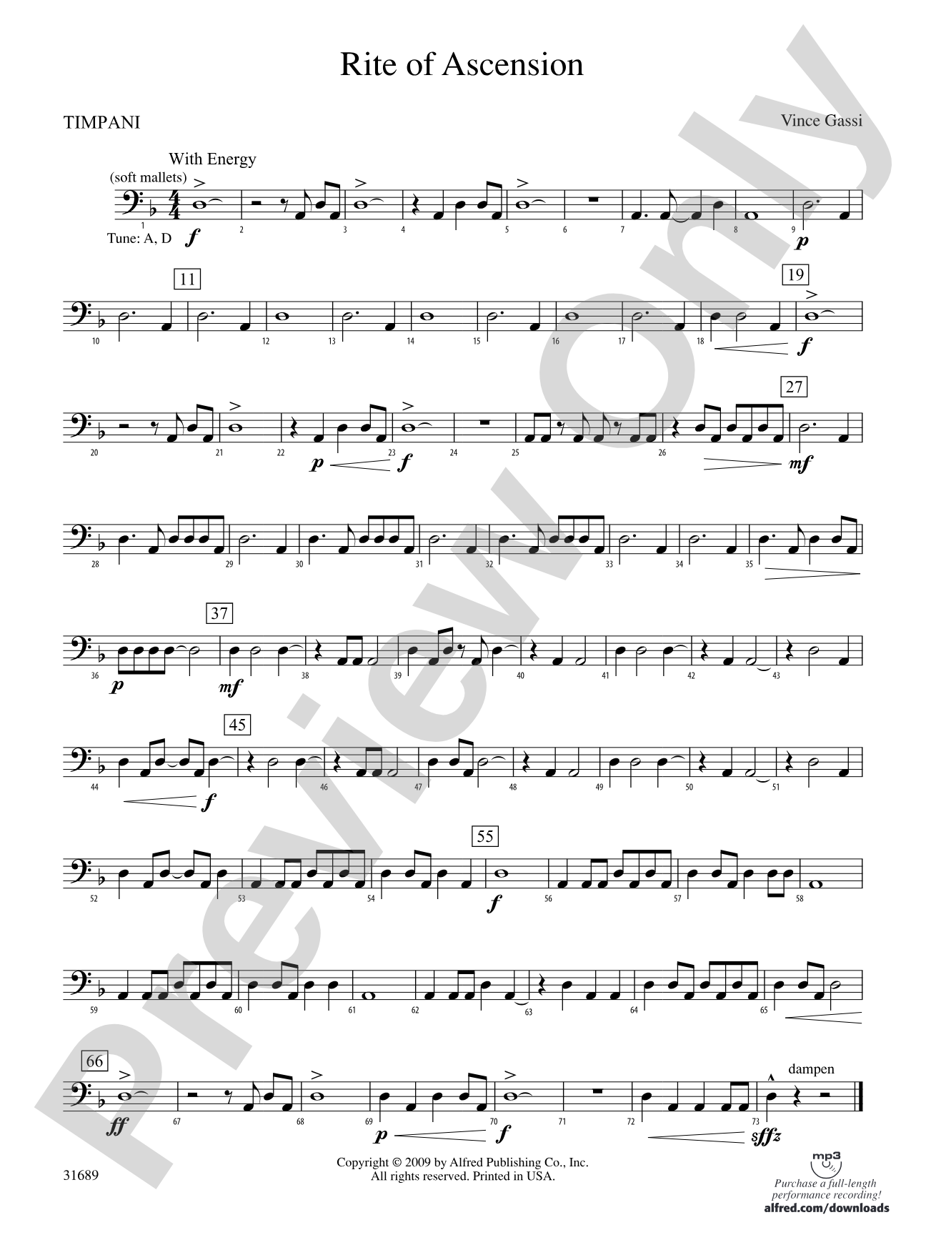 Rite of Ascension: Timpani