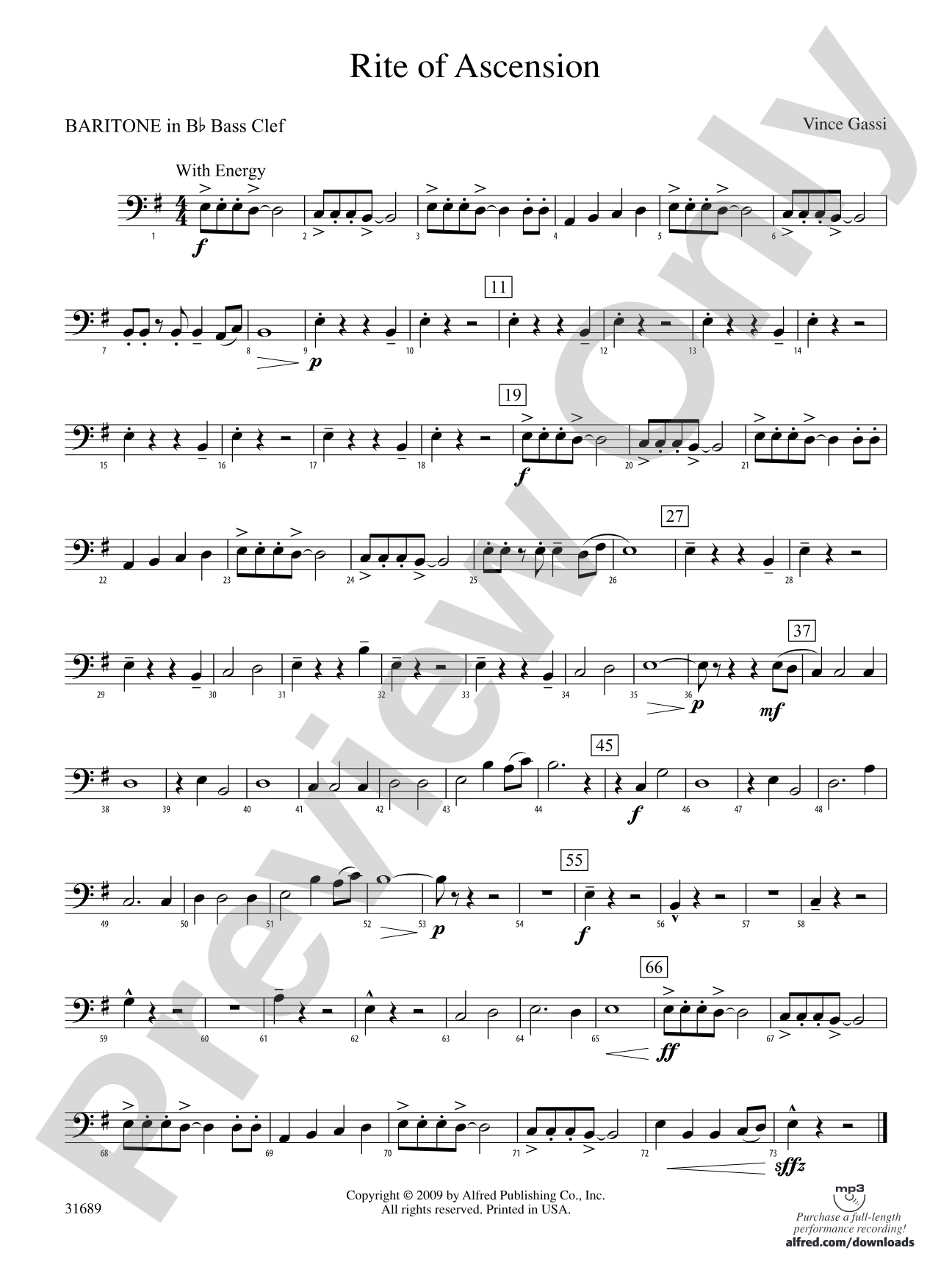 Rite of Ascension: (wp) B-flat Baritone B.C.