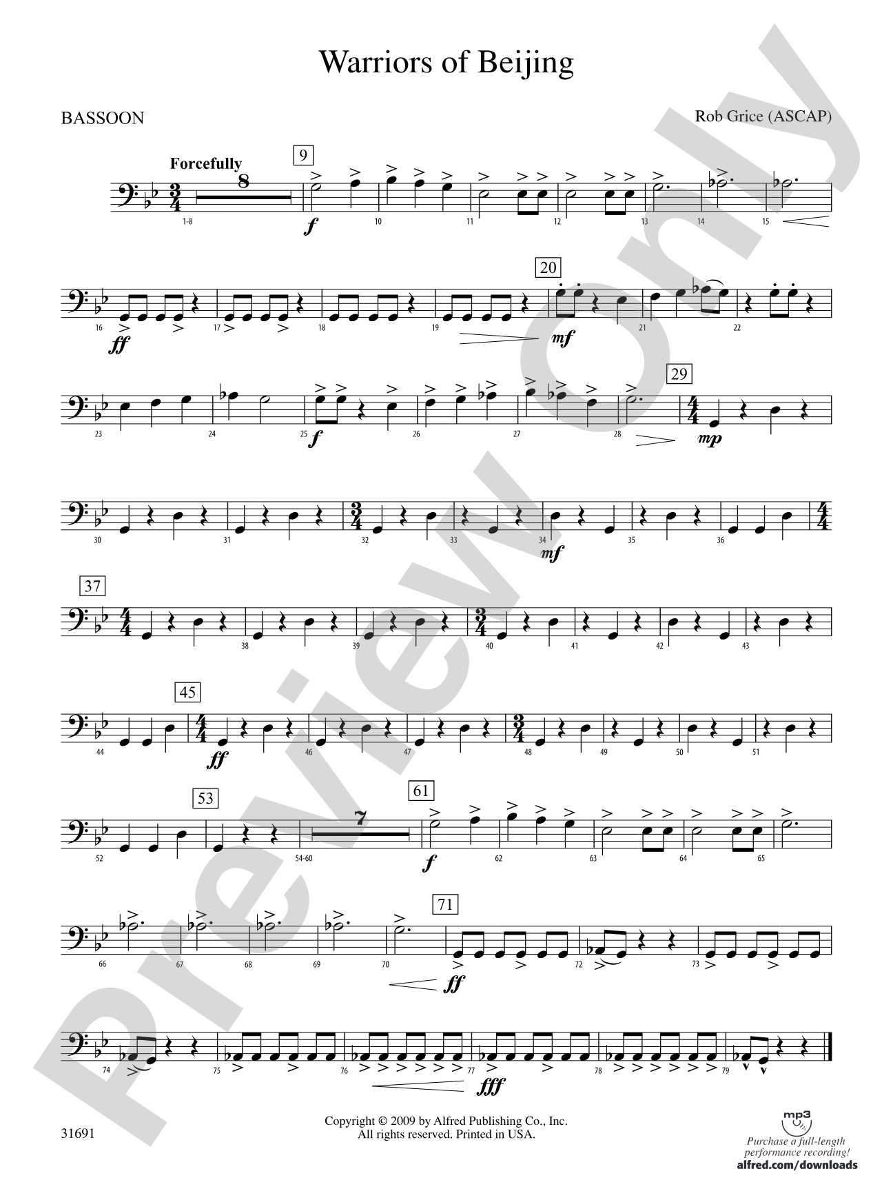 Warriors of Beijing: Bassoon