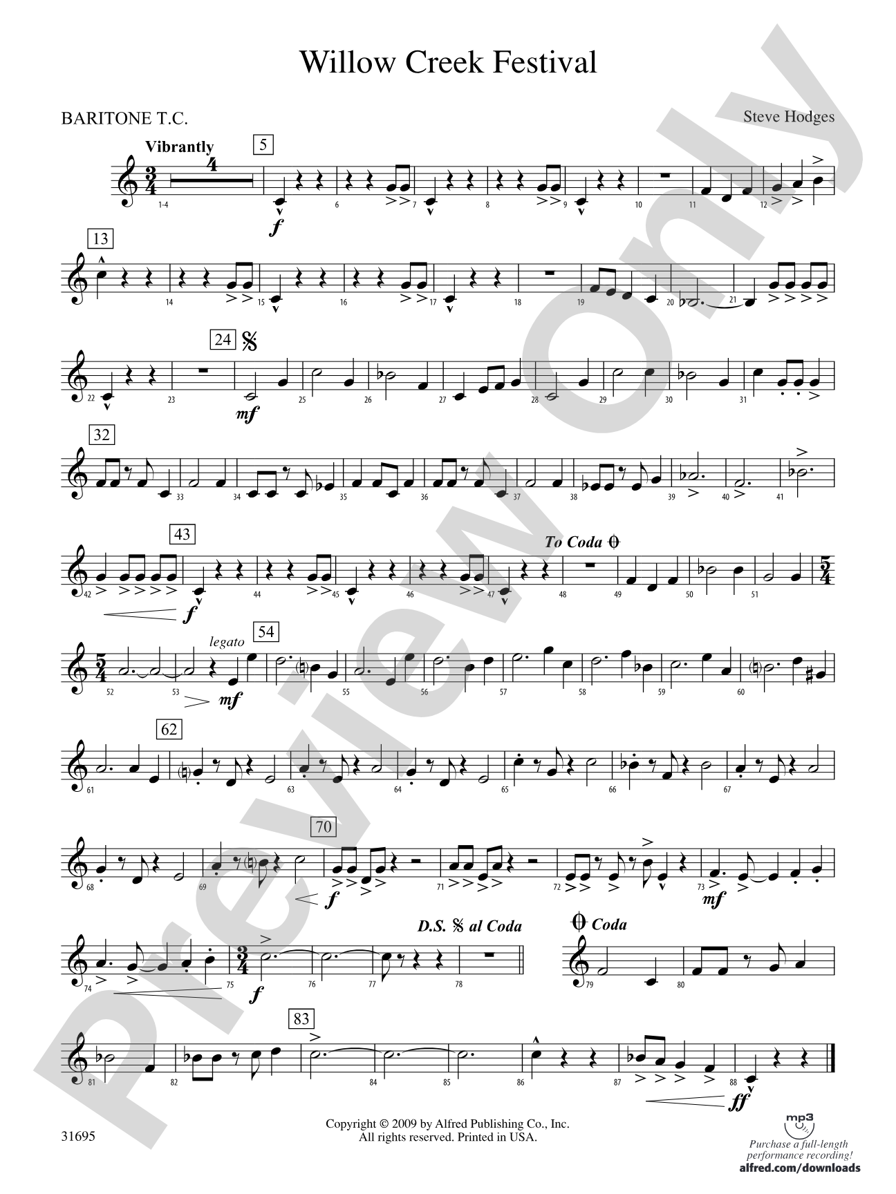 Willow Creek Festival: Baritone T.C.