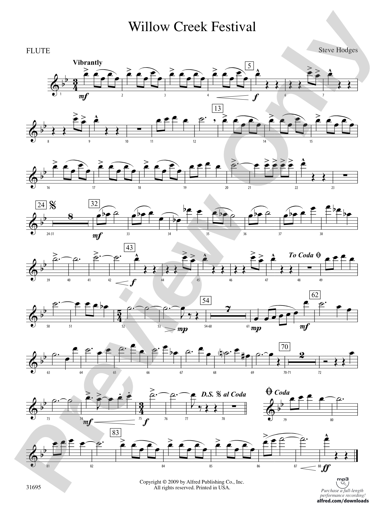 Willow Creek Festival: Flute