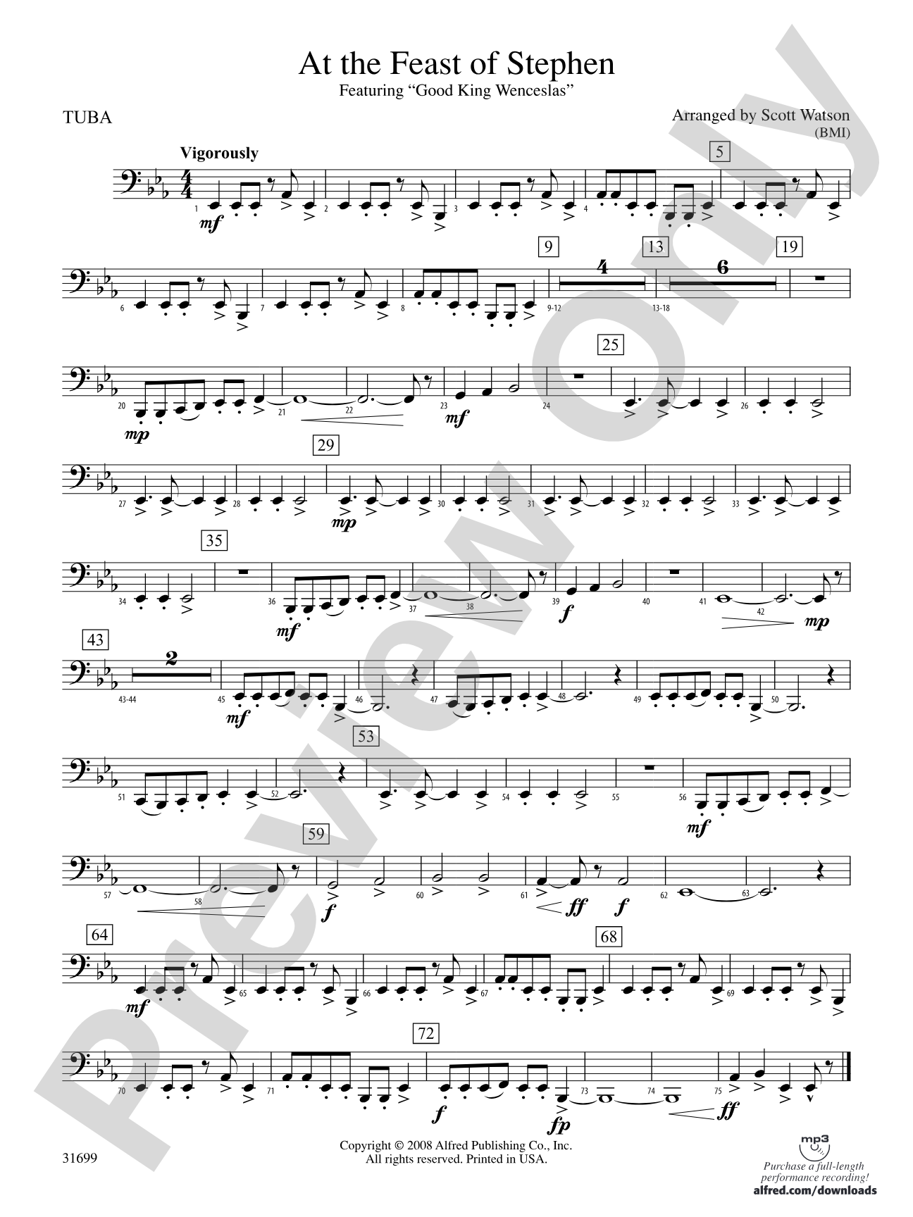 At the Feast of Stephen: Tuba