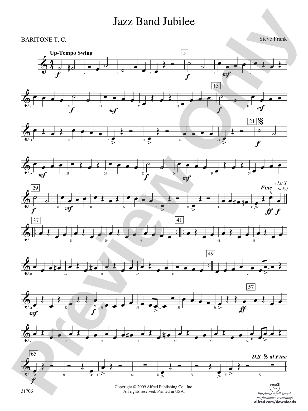 Jazz Band Jubilee: Baritone T.C.