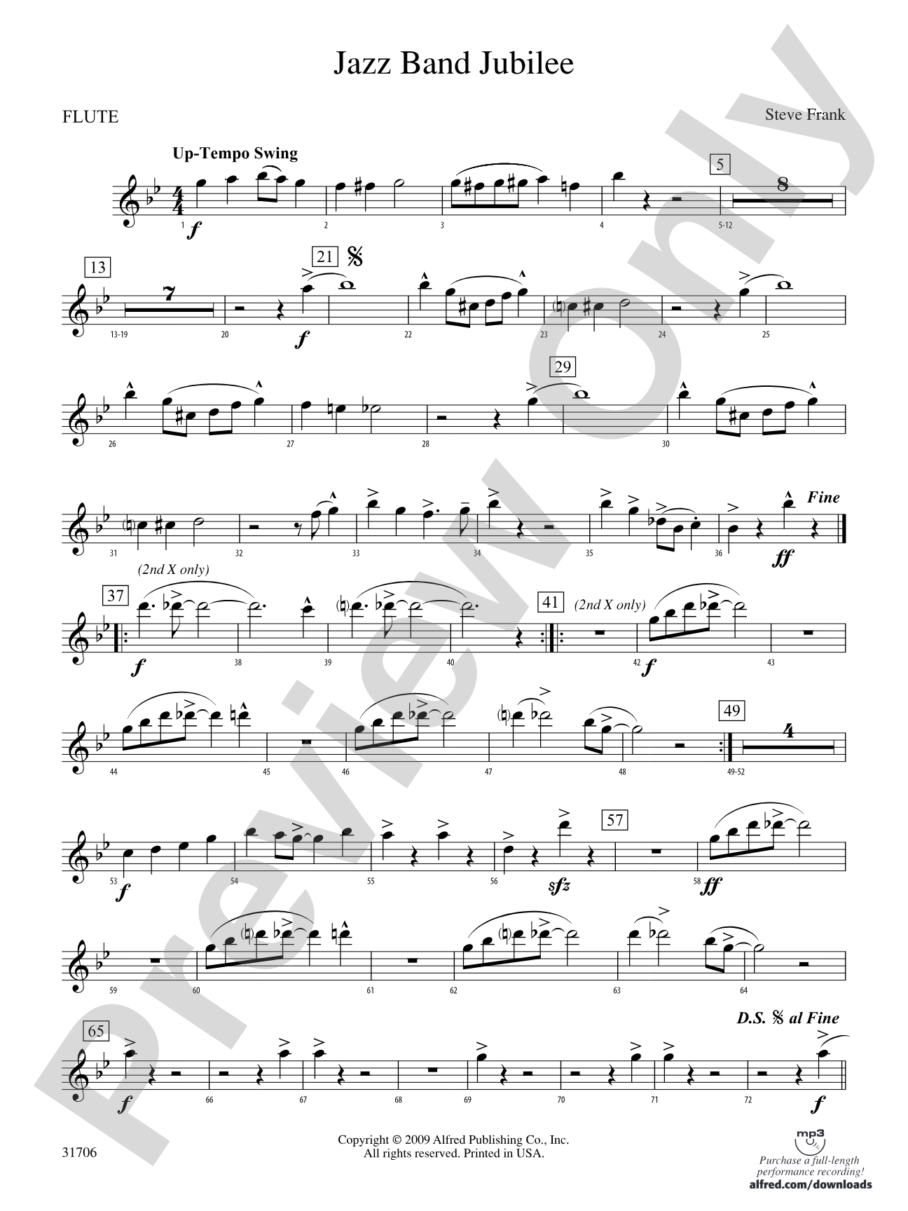 Jazz Band Jubilee: Flute