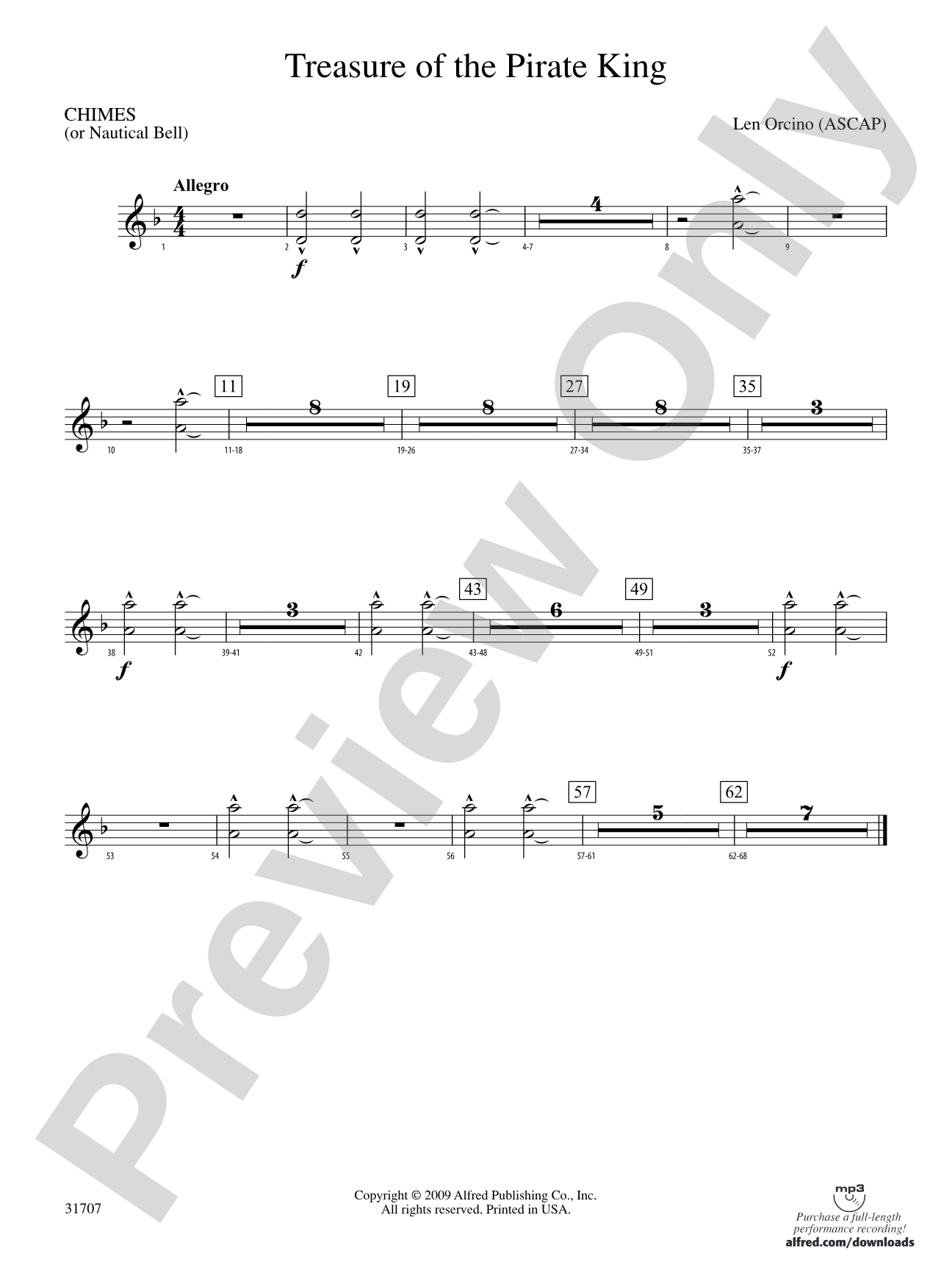 Treasure of the Pirate King: Chimes