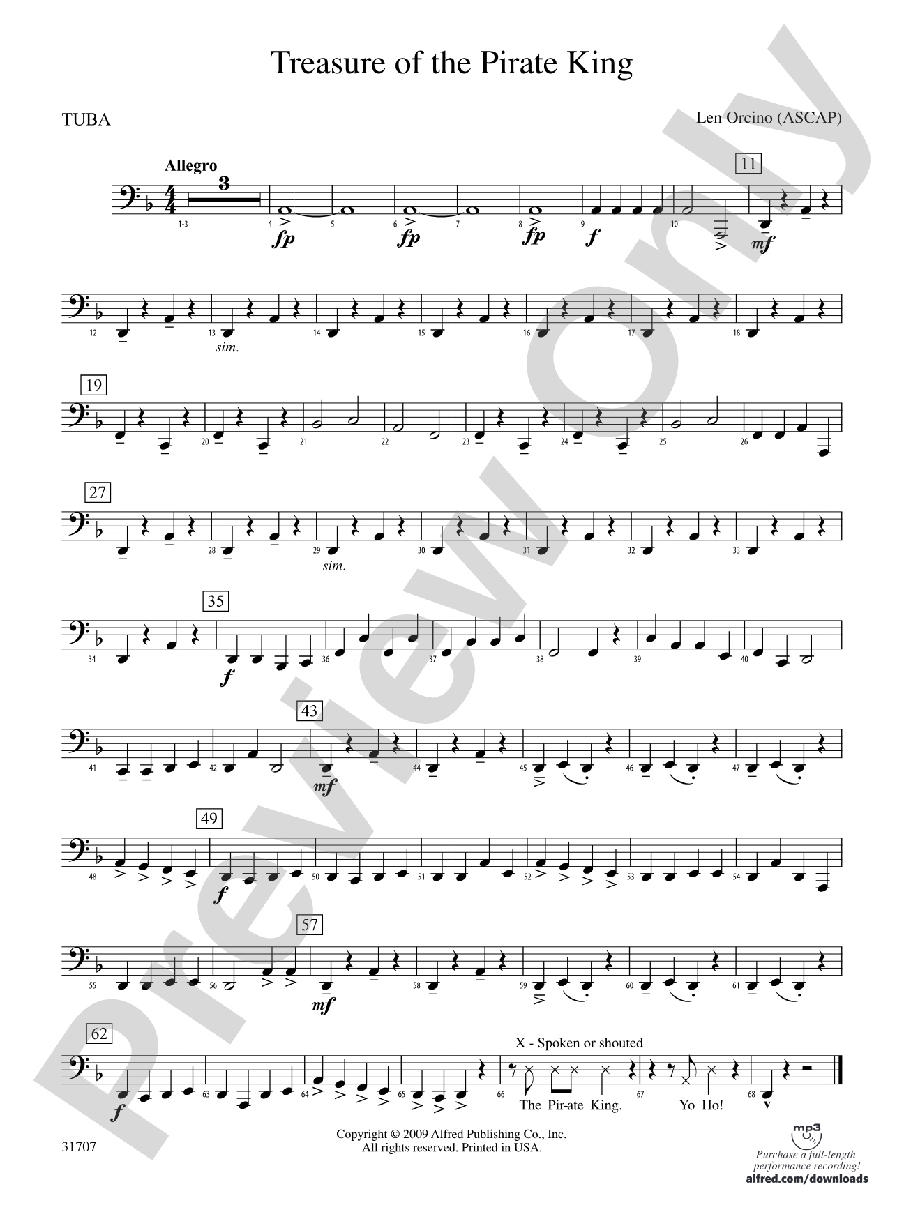 Treasure of the Pirate King: Tuba