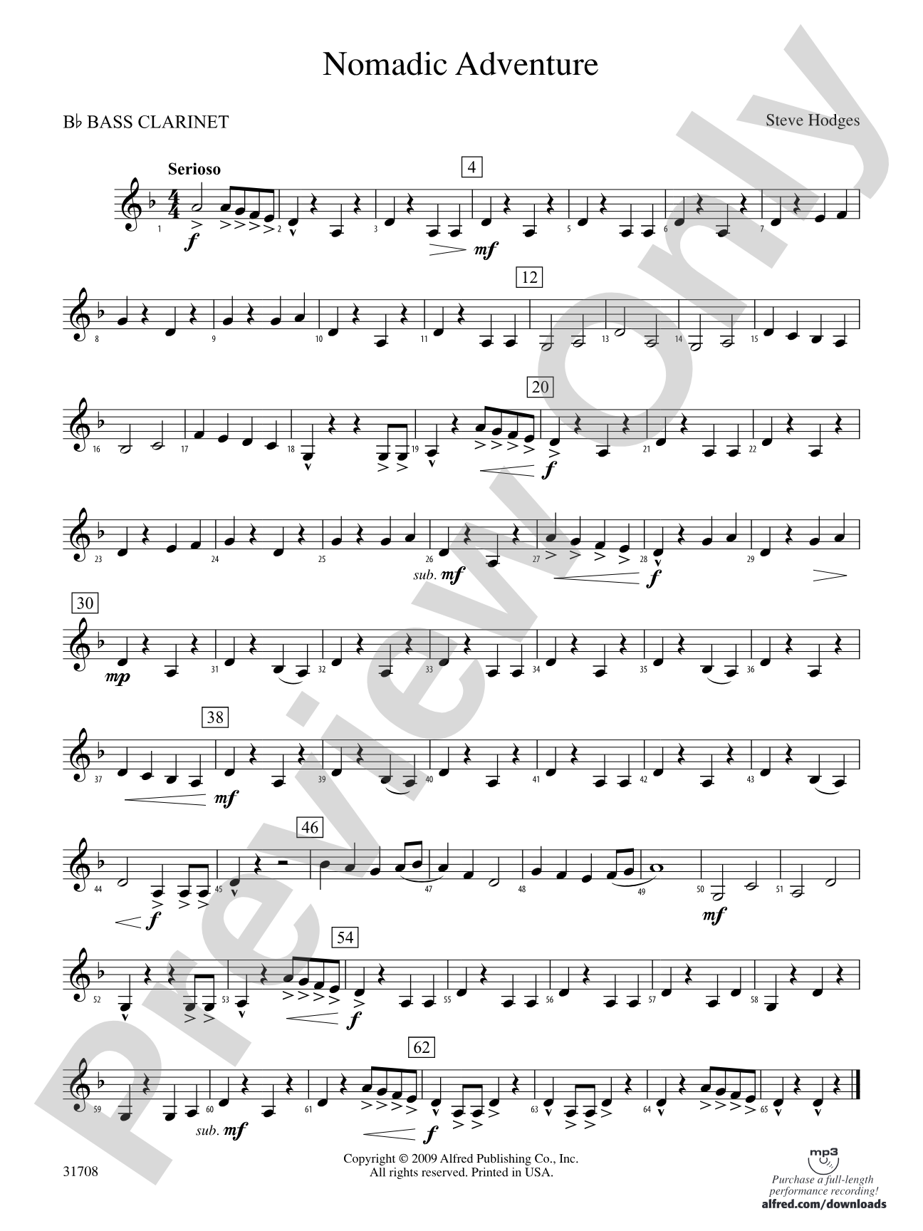 Nomadic Adventure: B-flat Bass Clarinet