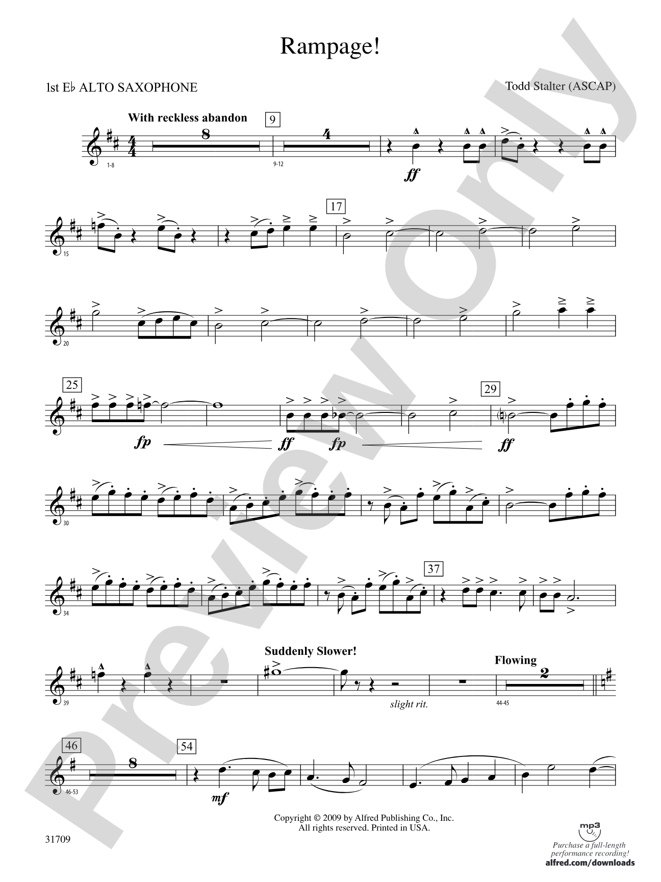 Rampage!: E-flat Alto Saxophone