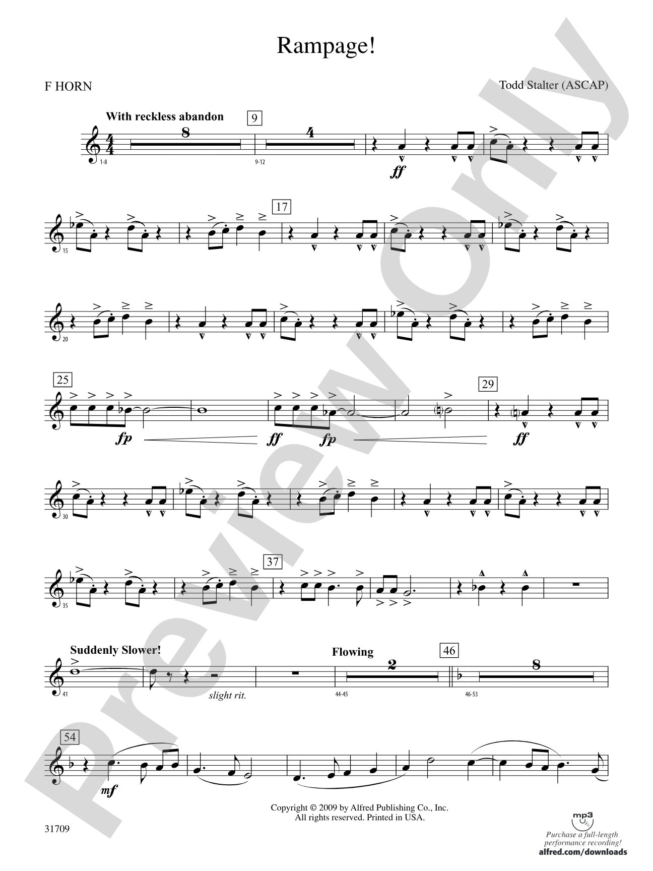 Rampage!: 1st F Horn