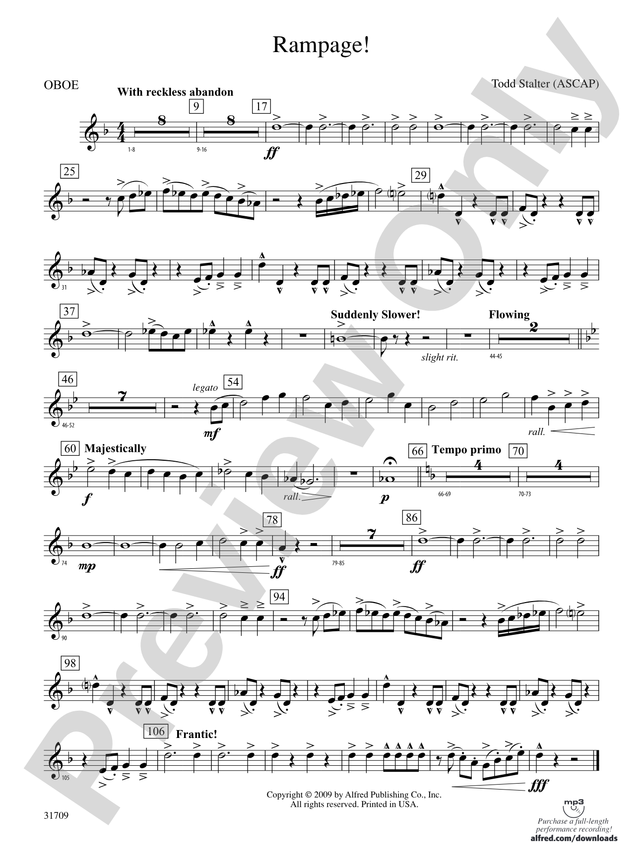 Rampage!: Oboe
