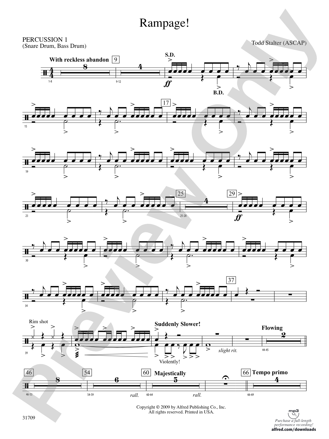 Rampage!: 1st Percussion
