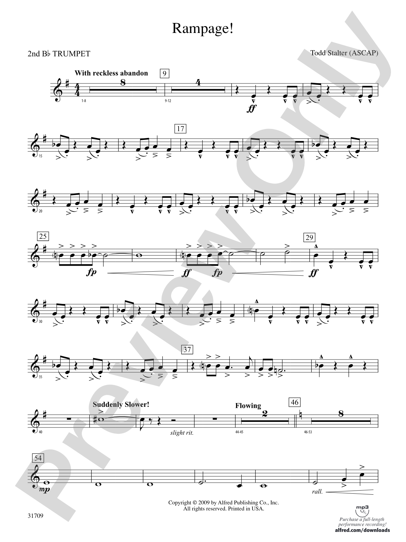 Rampage!: 2nd B-flat Trumpet