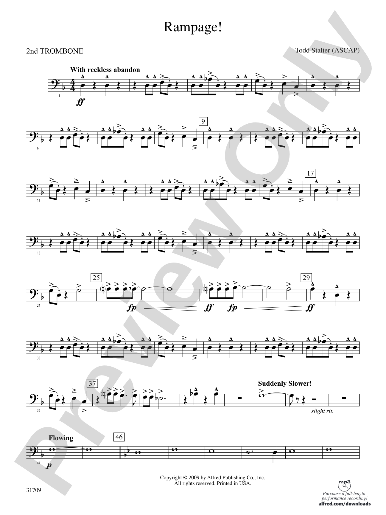 Rampage!: 2nd Trombone