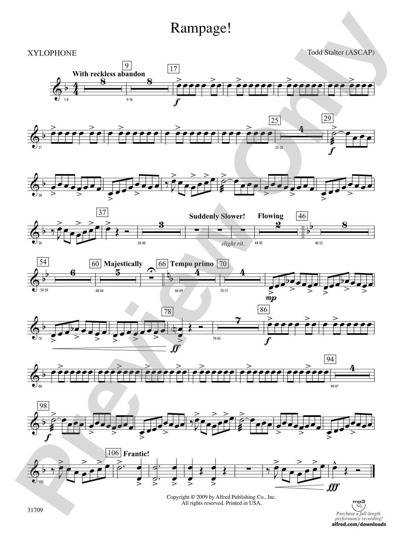Rampage!: Xylophone
