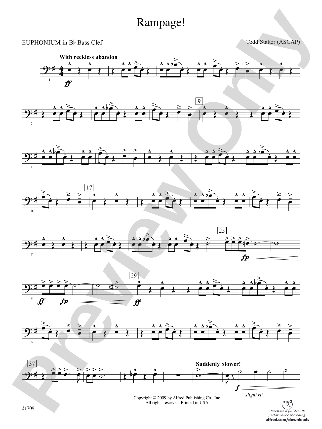 Rampage!: (wp) B-flat Baritone B.C.