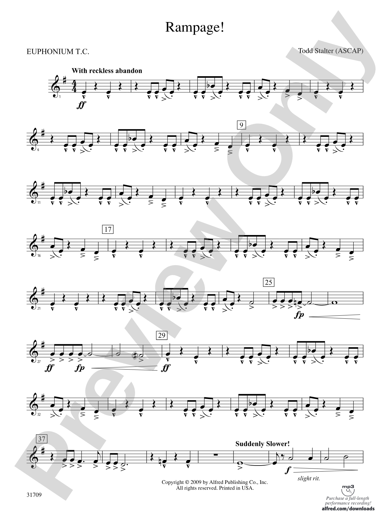 Rampage!: (wp) Baritone T.C.