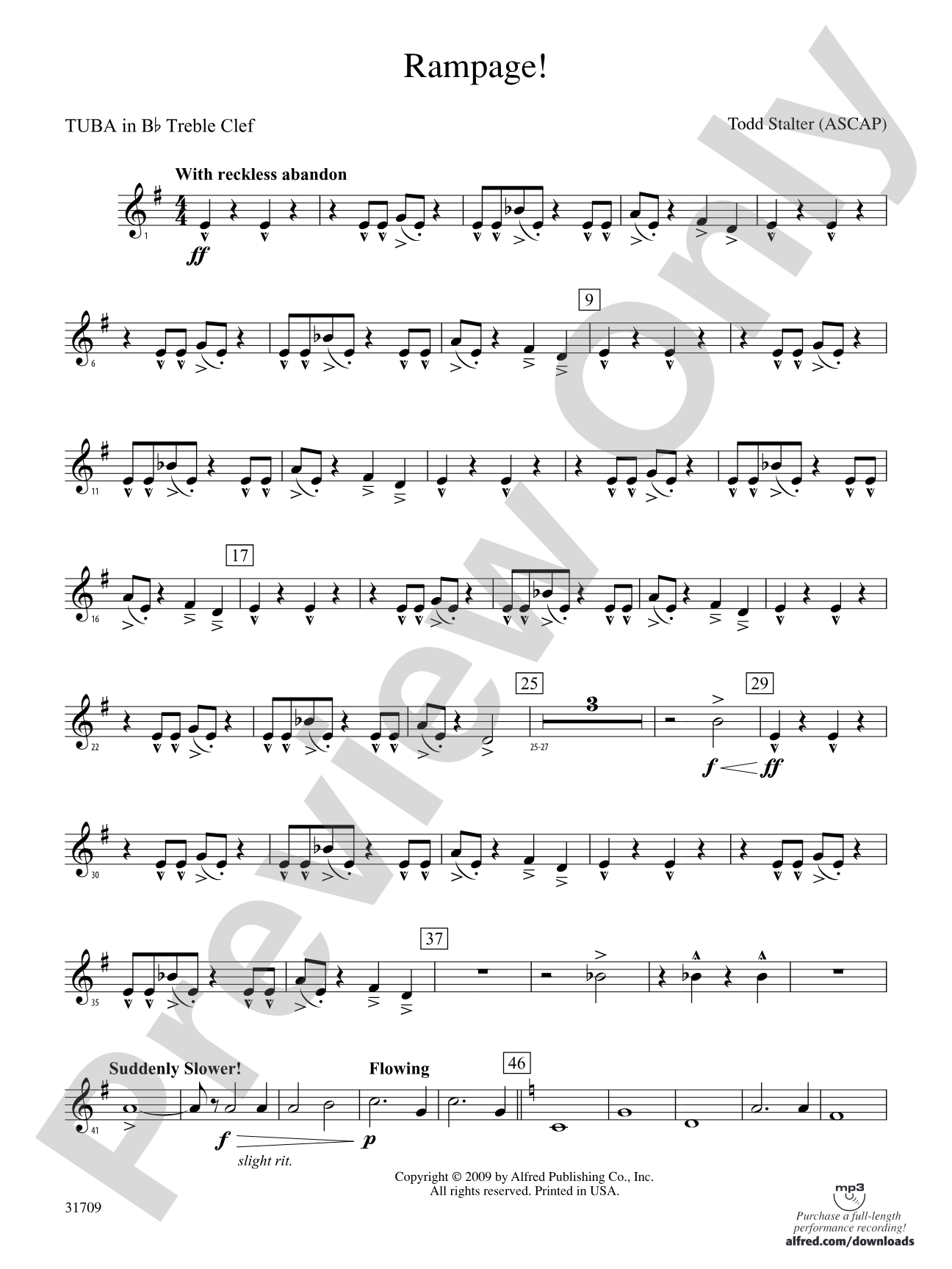 Rampage!: (wp) B-flat Tuba T.C.