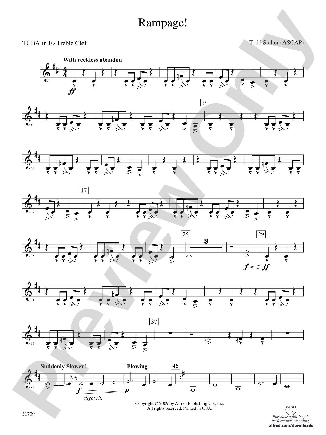 Rampage!: (wp) E-flat Tuba T.C.
