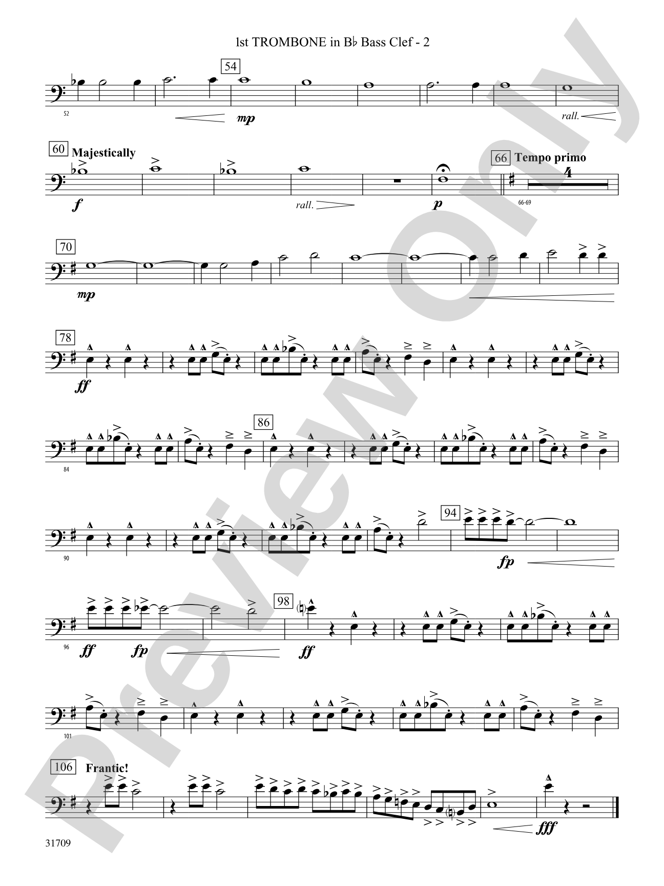 Rampage!: (wp) 1st B-flat Trombone B.C.