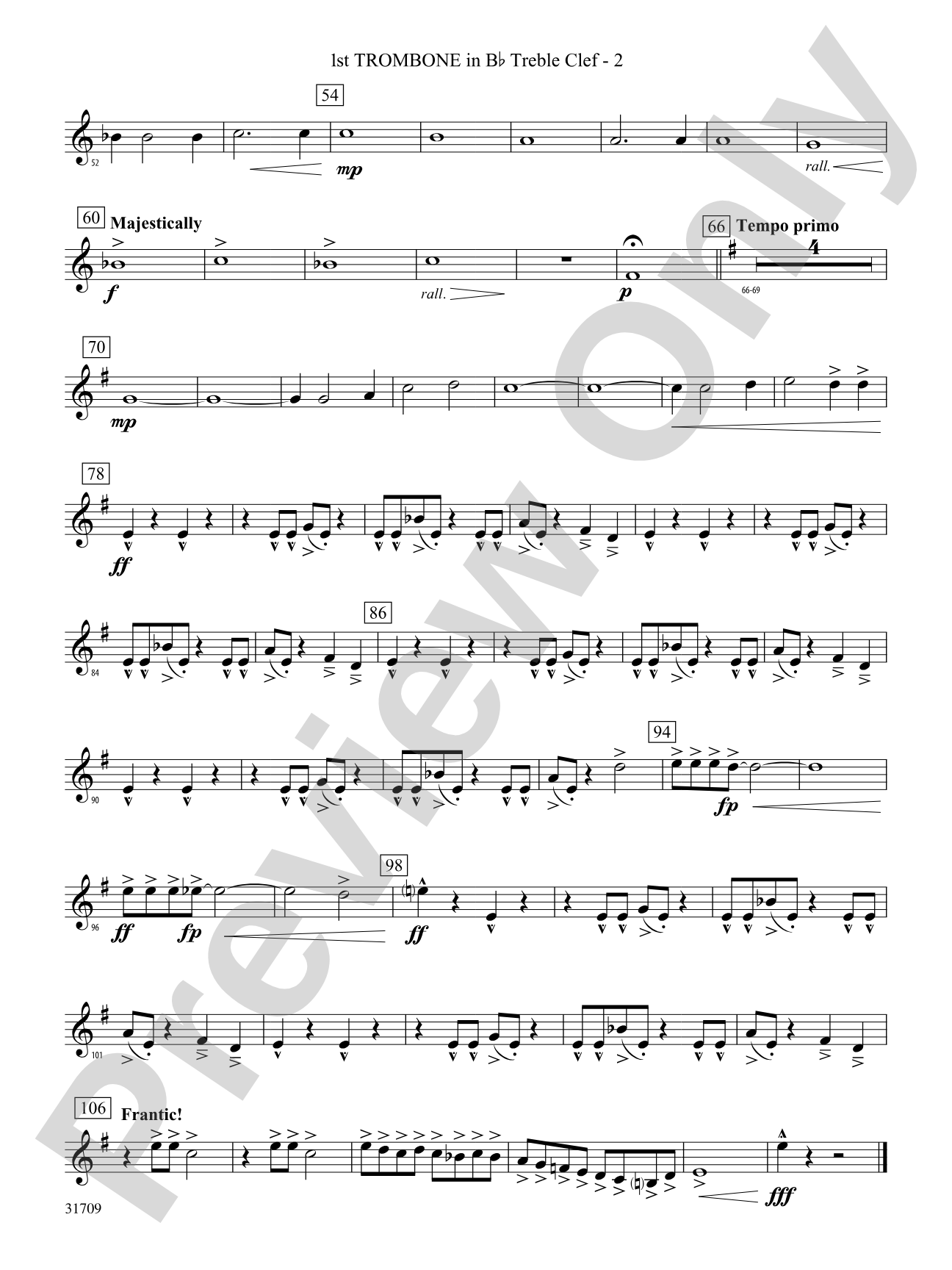 Rampage!: (wp) 1st B-flat Trombone T.C.