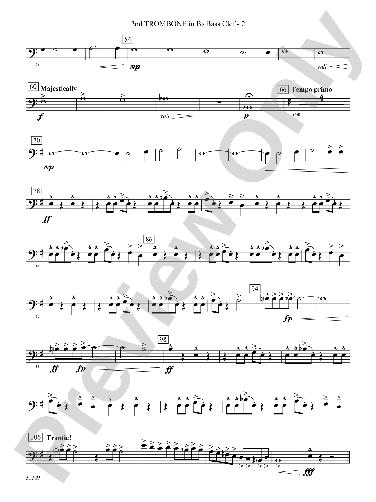 Rampage!: (wp) 2nd B-flat Trombone B.C.