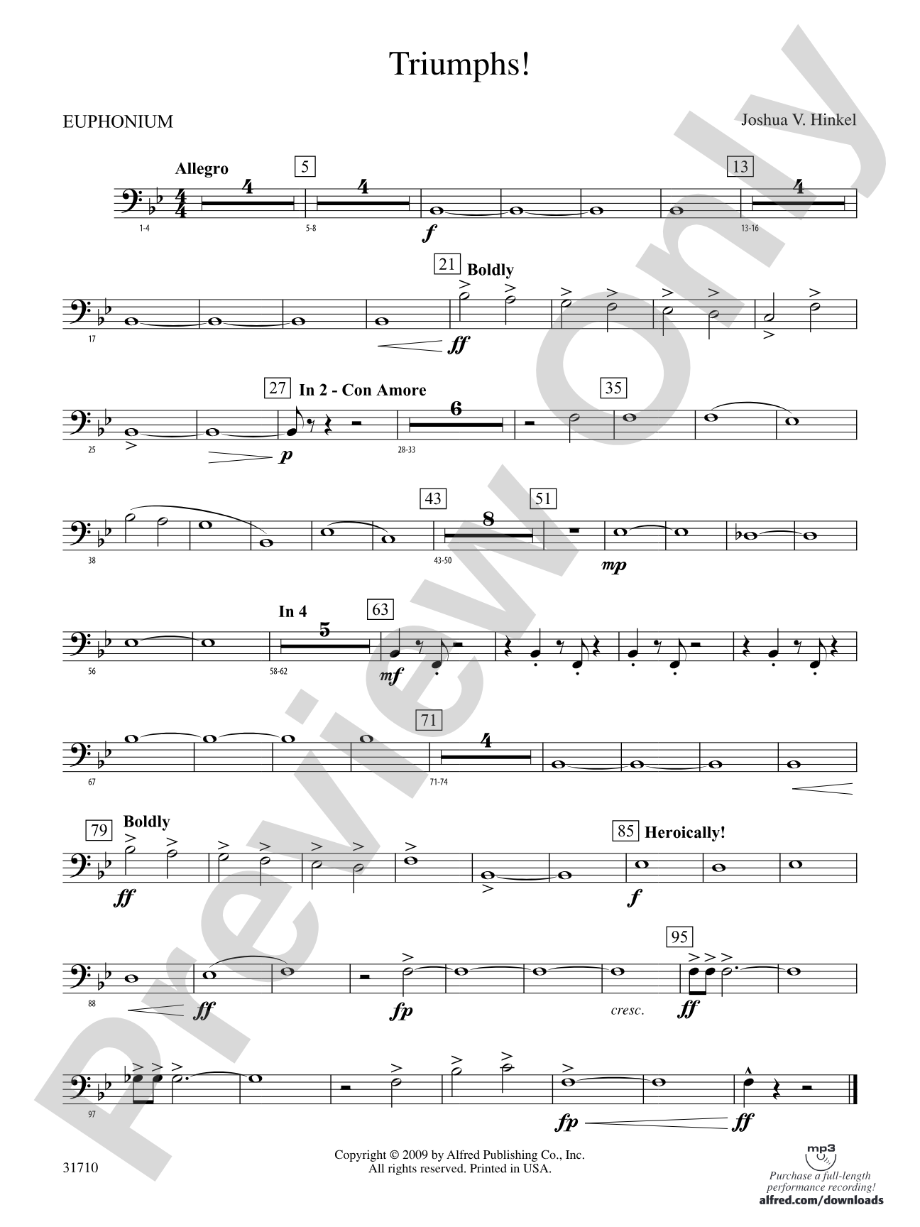 Triumphs!: Baritone B.C.