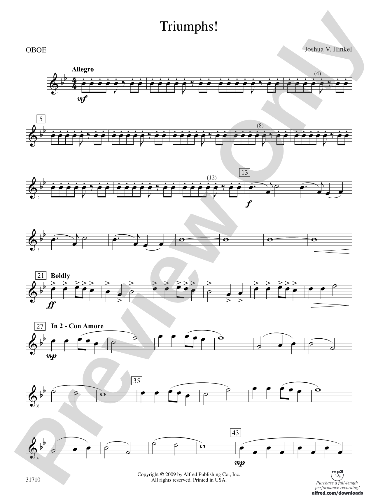Triumphs!: Oboe