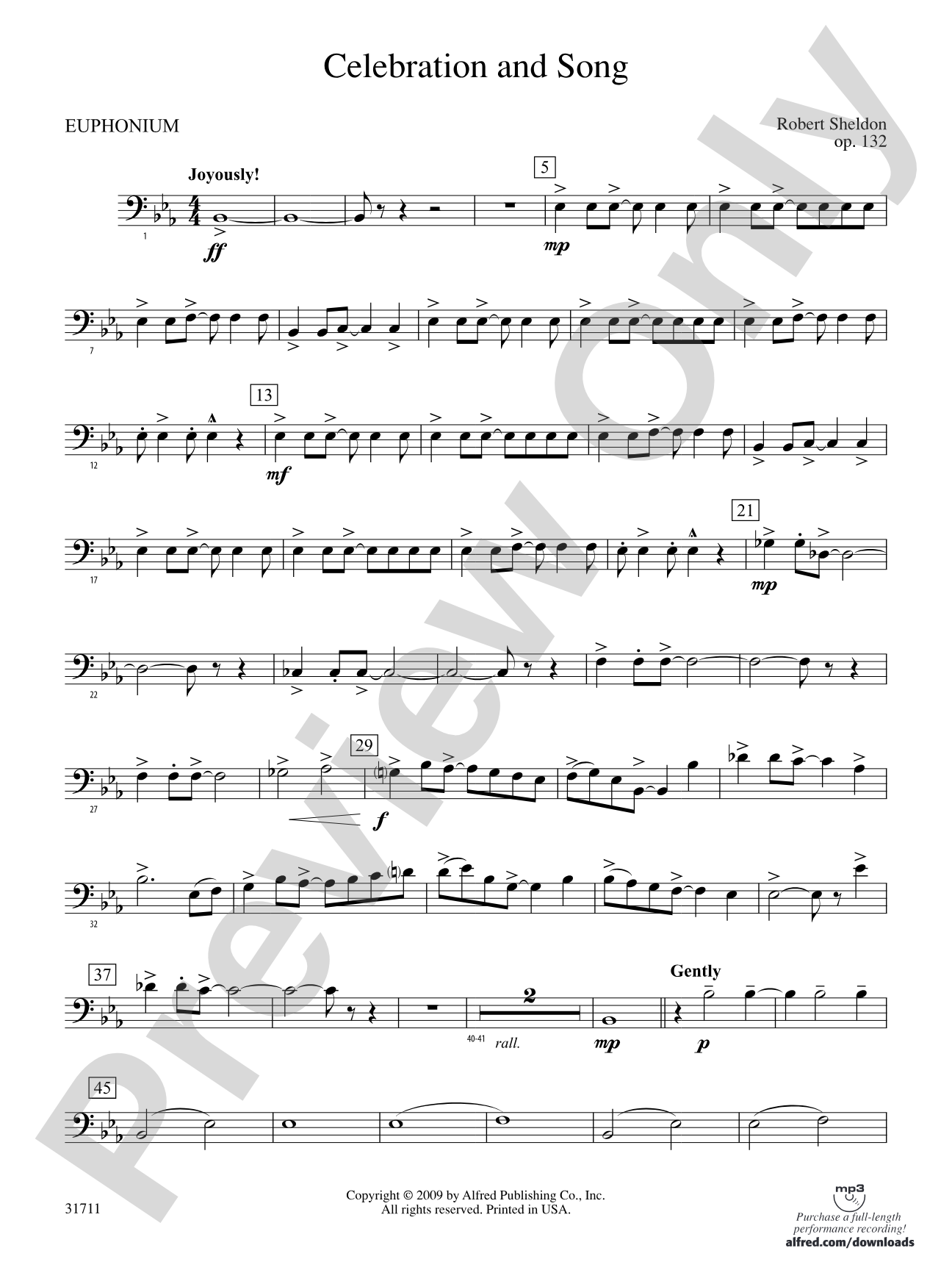 Celebration and Song: Baritone B.C.
