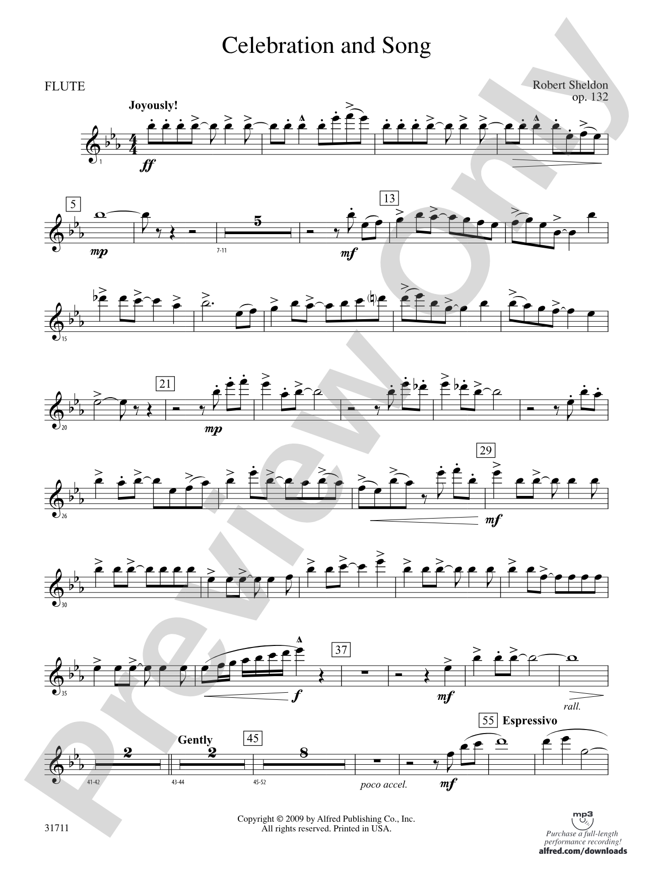 Celebration and Song: Flute