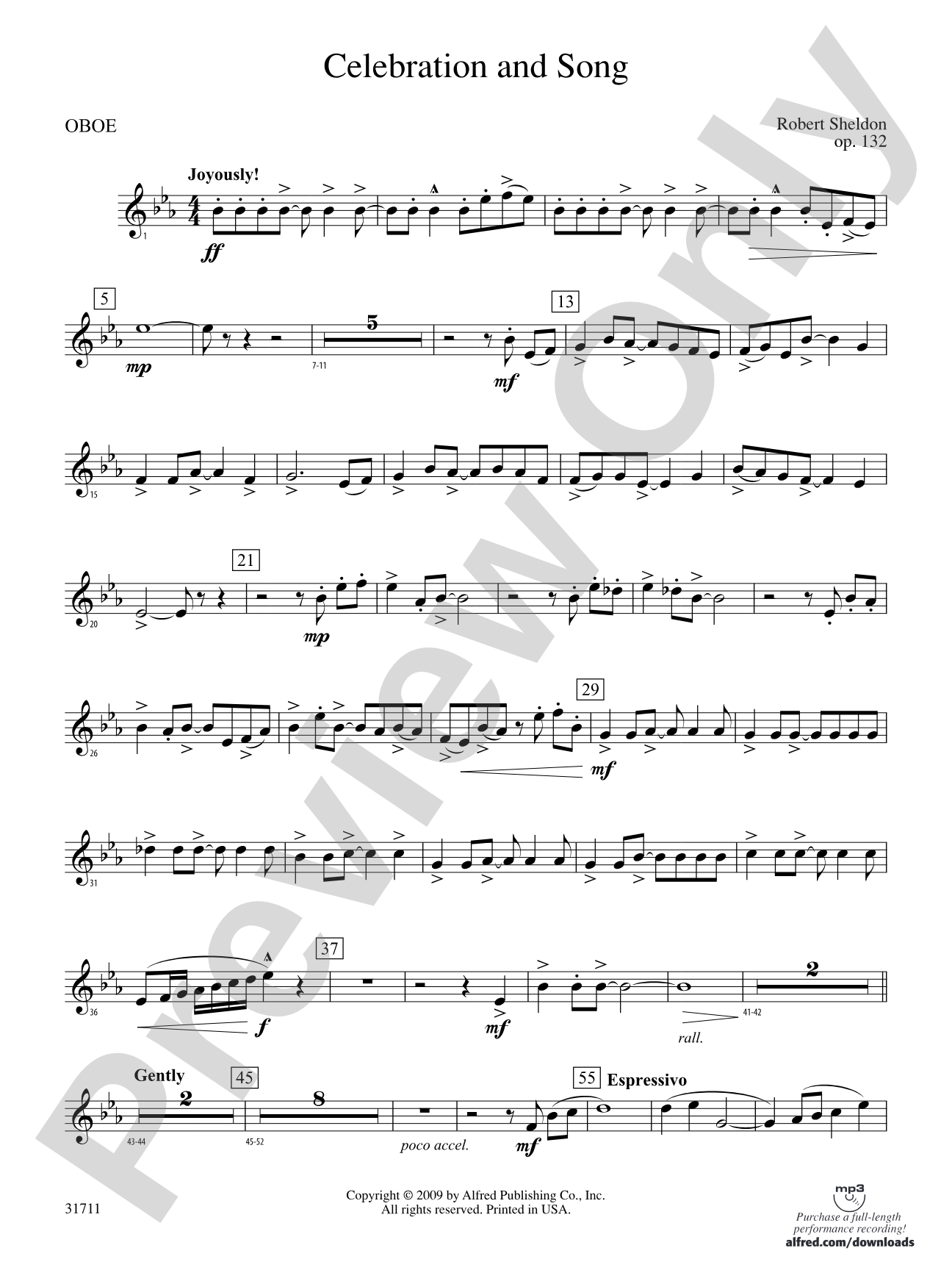 Celebration and Song: Oboe