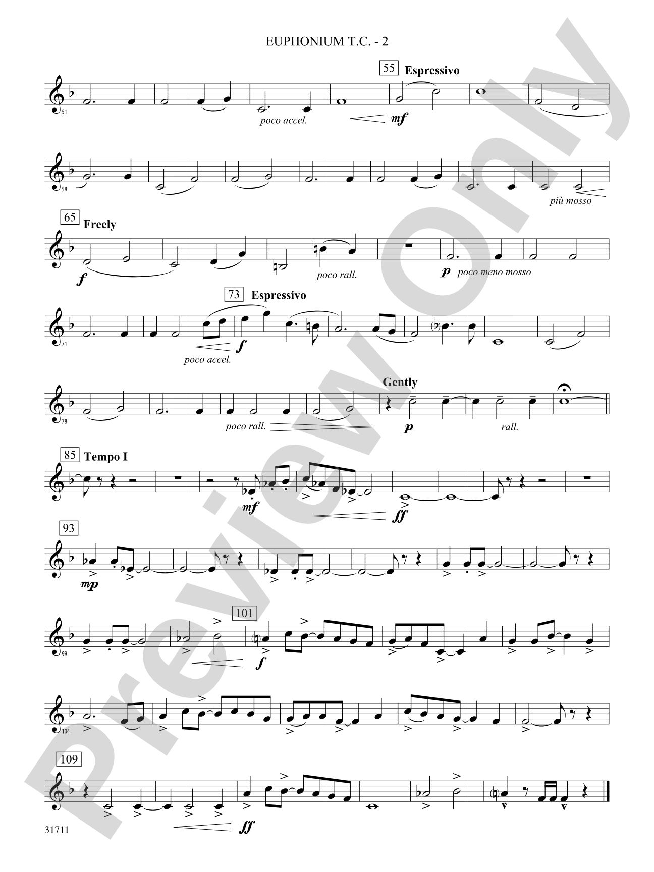 Celebration and Song: (wp) Baritone T.C.