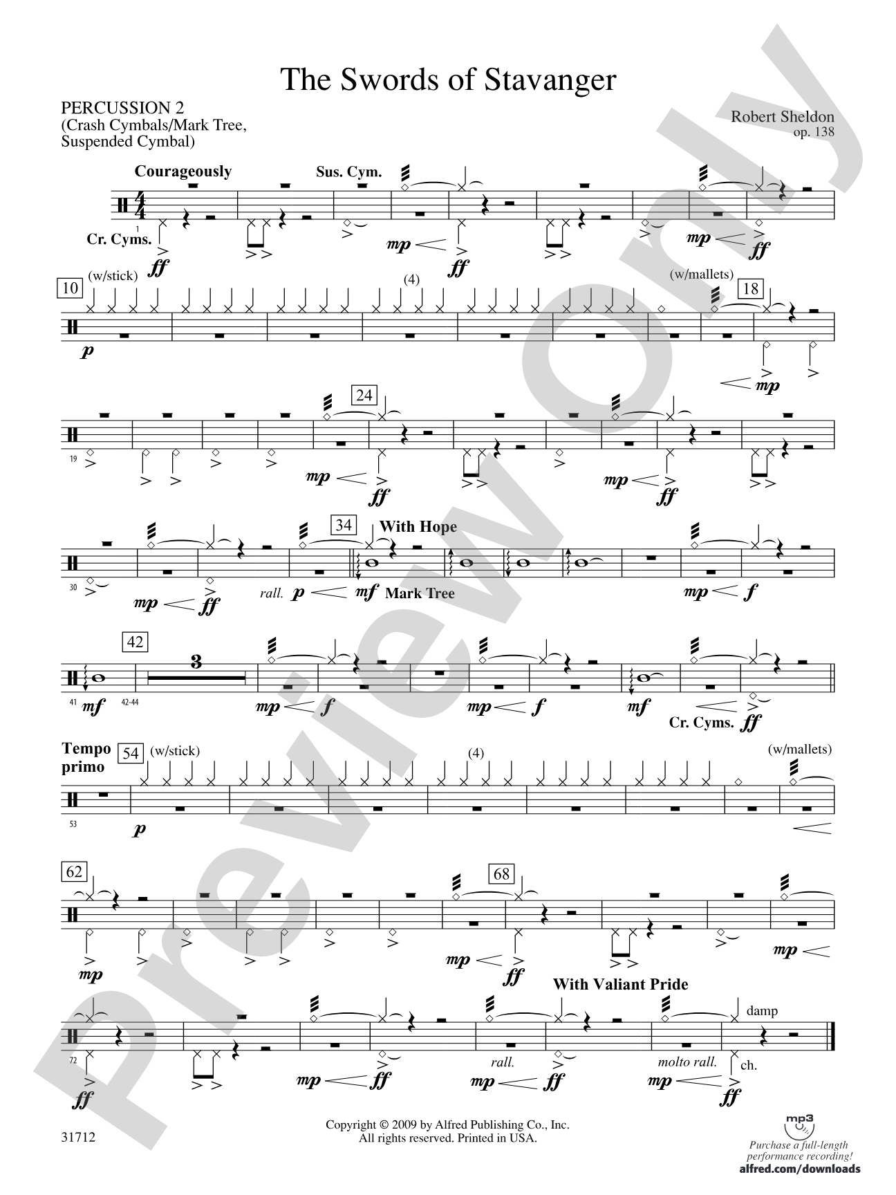 The Swords of Stavanger: 2nd Percussion