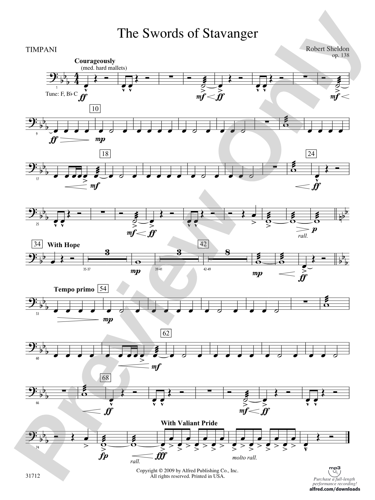 The Swords of Stavanger: Timpani