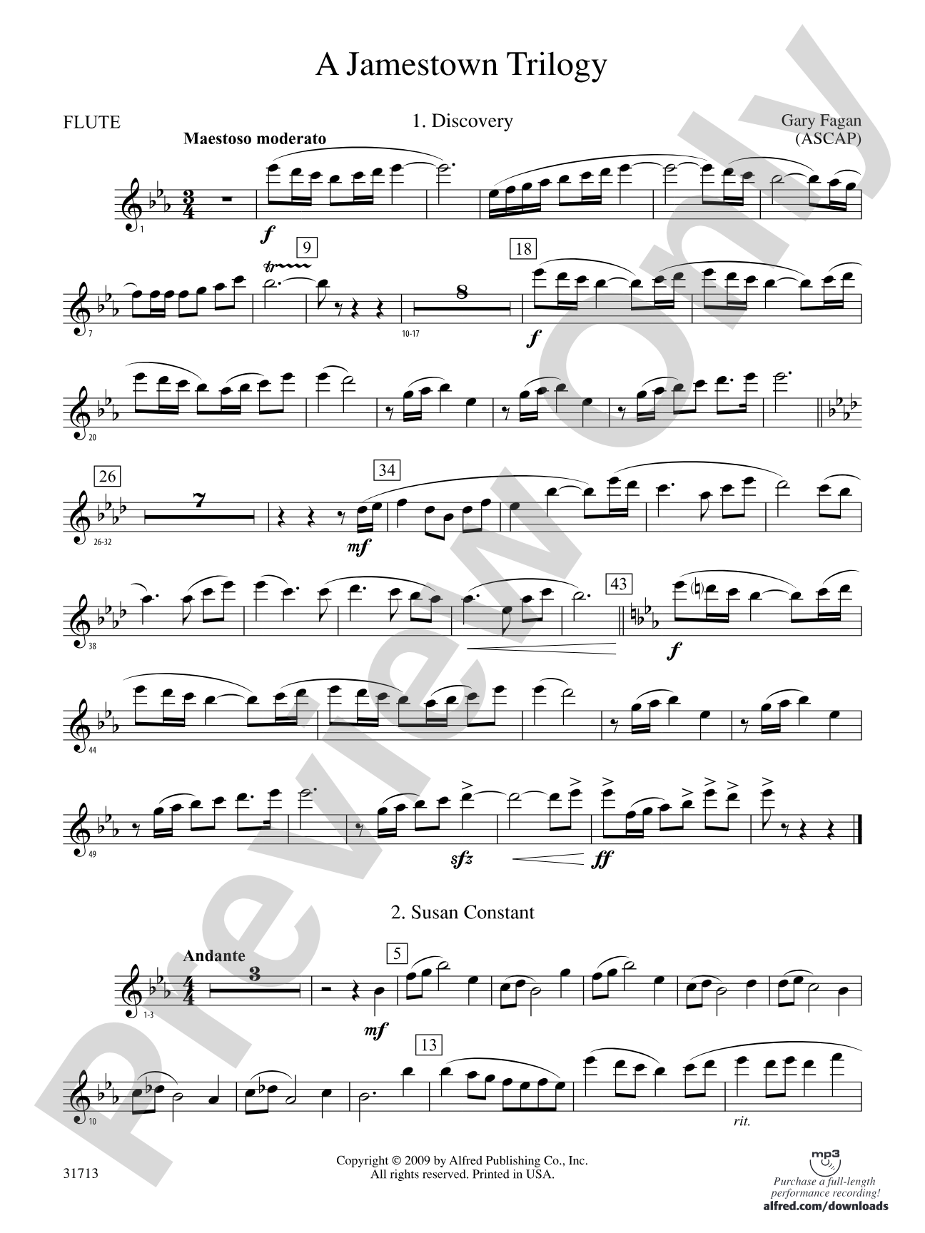 A Jamestown Trilogy: Flute