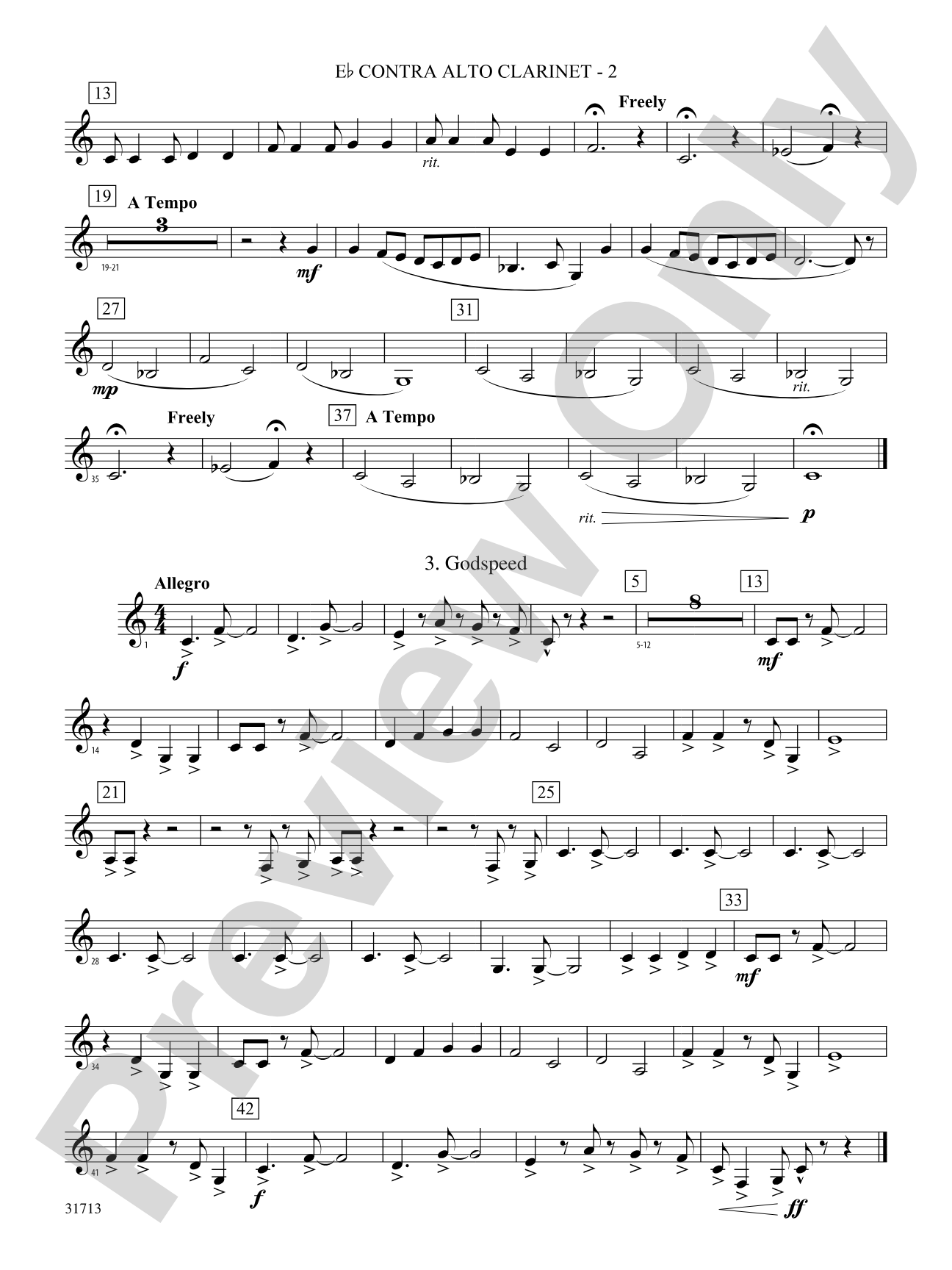 A Jamestown Trilogy: (wp) E-flat Contrabass Clarinet