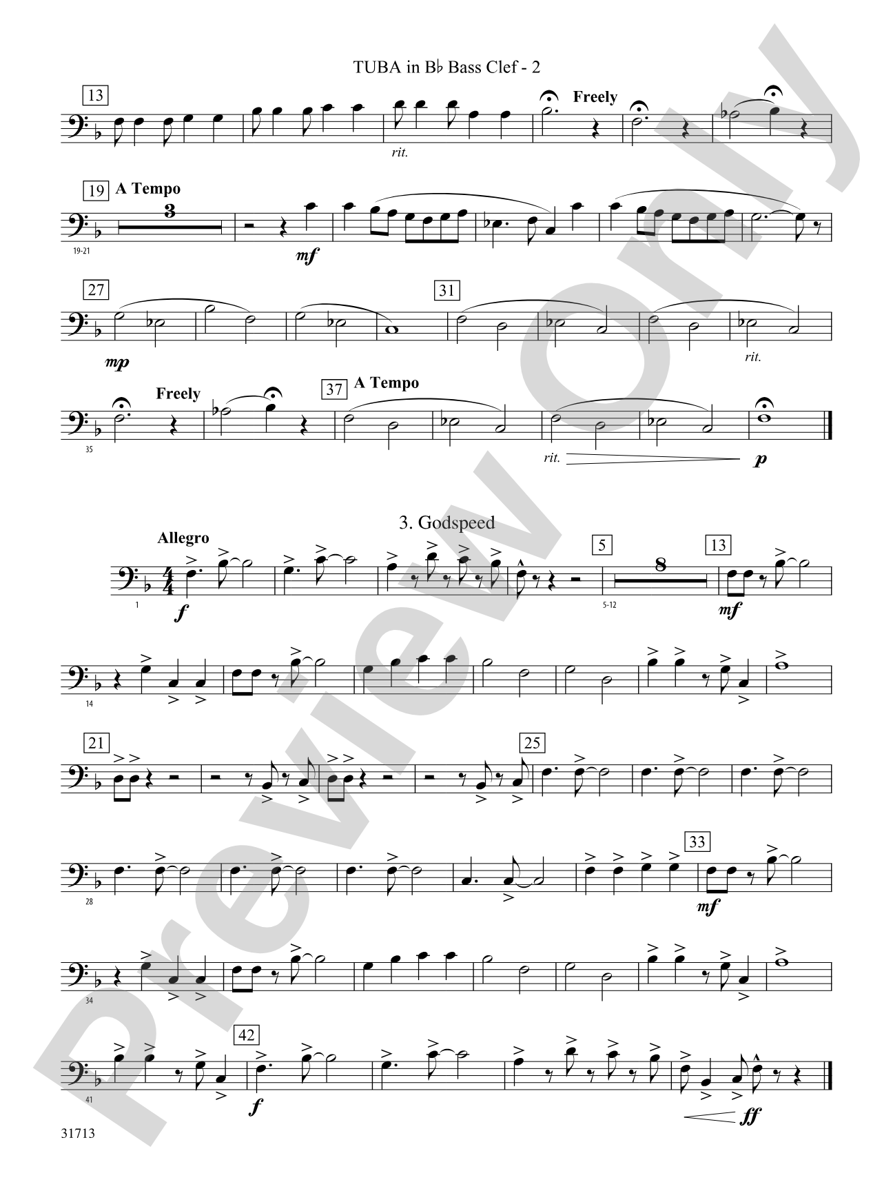 A Jamestown Trilogy: (wp) B-flat Tuba B.C.