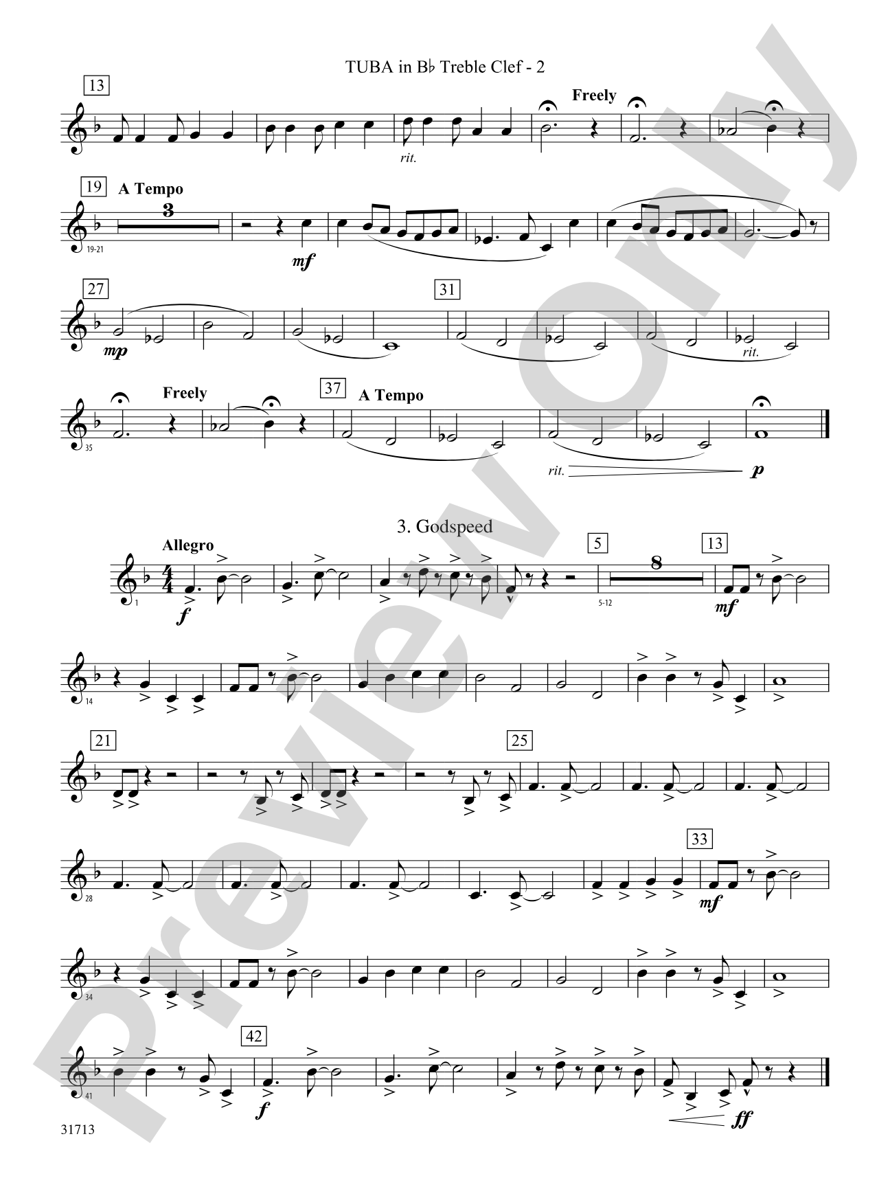 A Jamestown Trilogy: (wp) B-flat Tuba T.C.