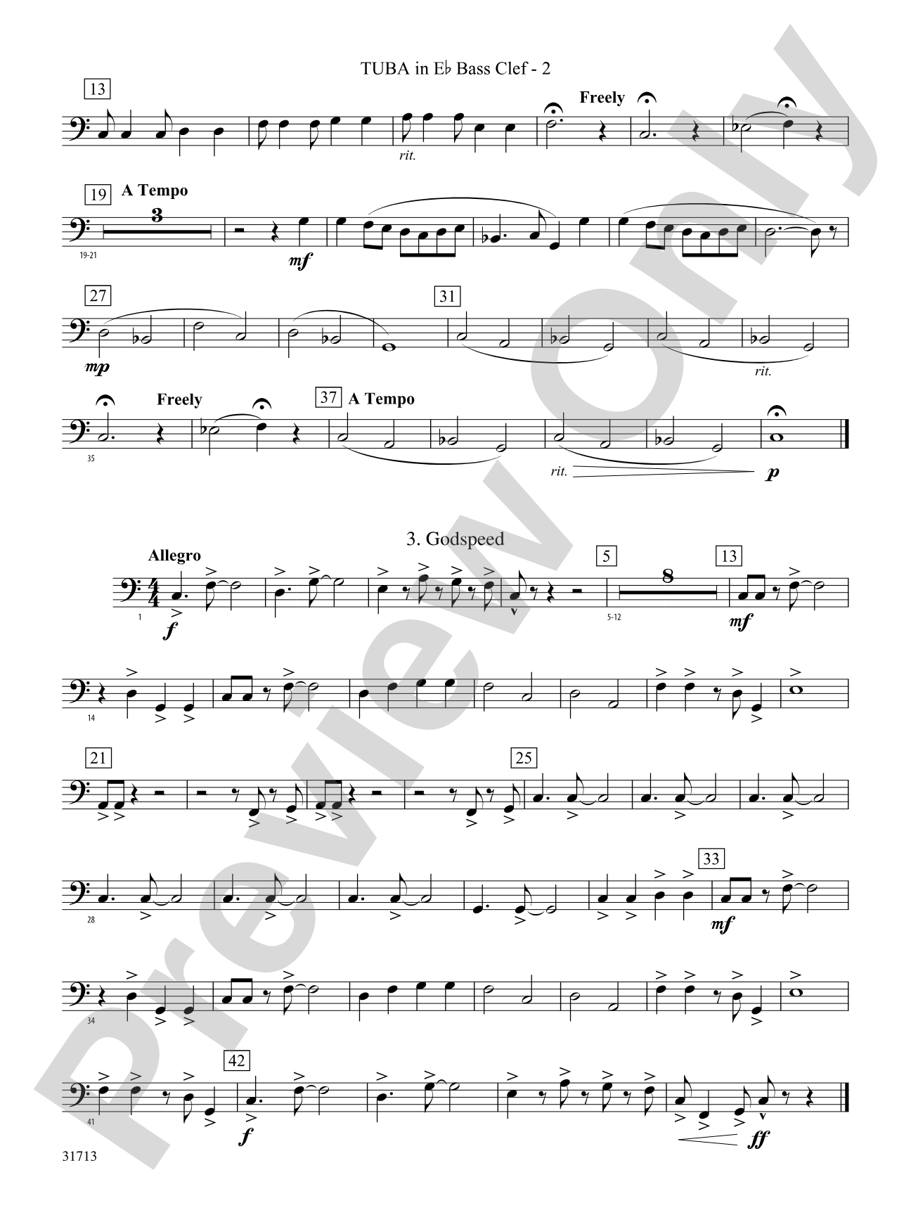 A Jamestown Trilogy: (wp) E-flat Tuba B.C.