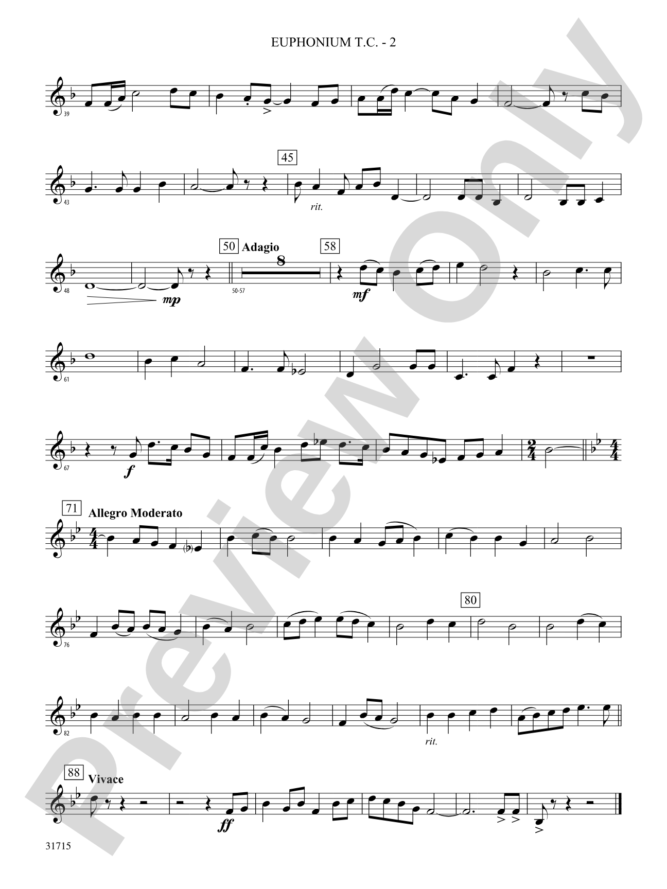 Early American Hymn Song: (wp) Baritone T.C.